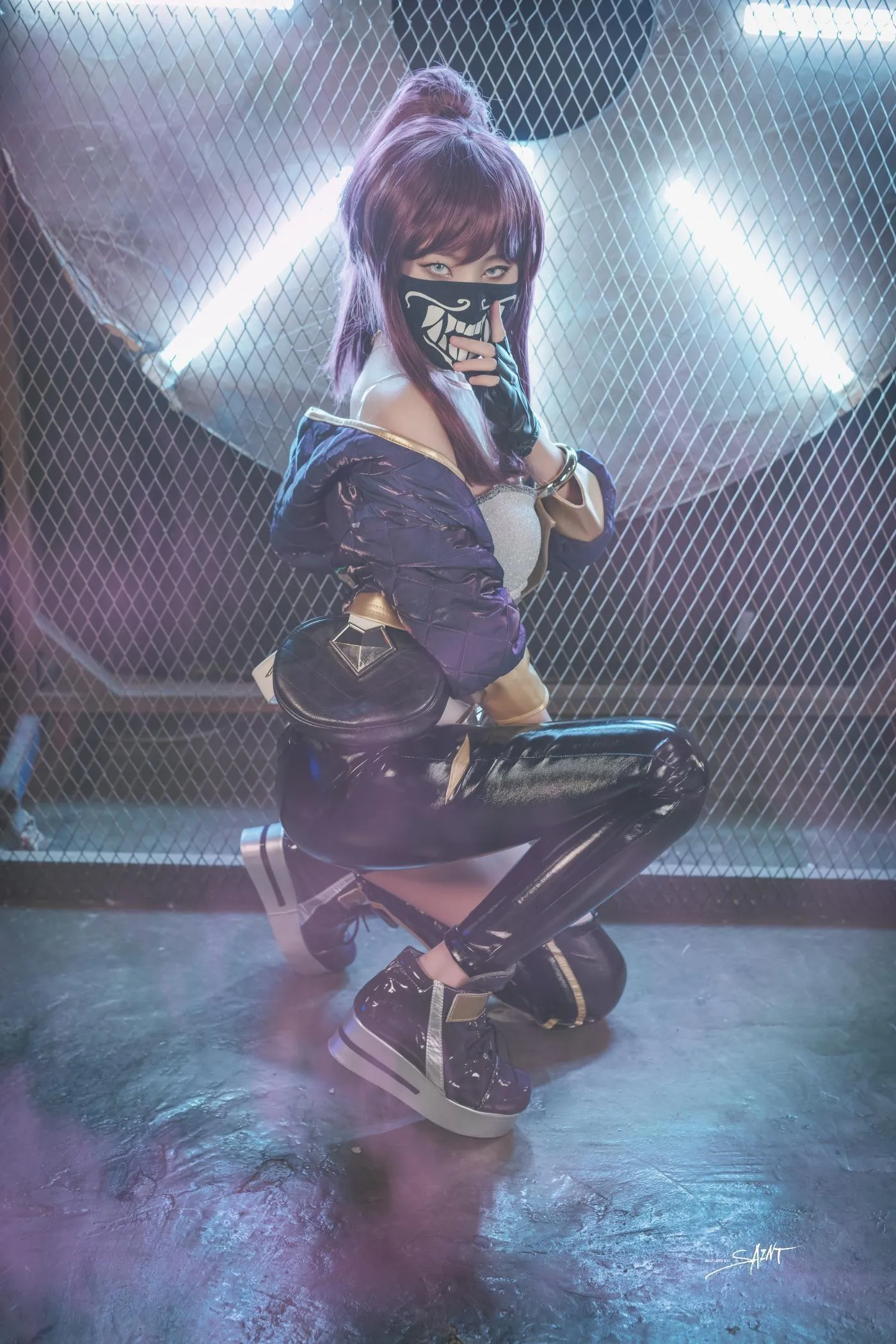 Yuna (윤아) – NO.18 [SAINT Photolife] Yuna\’s Cos Vol.04 KDA Akali & Nier Automata 2B [65P]插图2