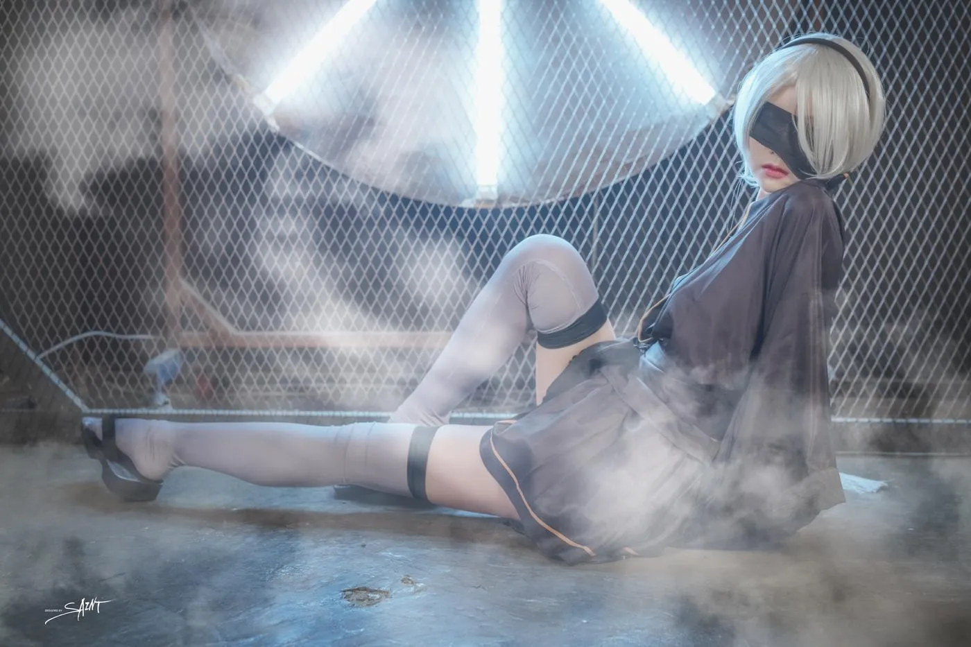 Yuna (윤아) – NO.18 [SAINT Photolife] Yuna\’s Cos Vol.04 KDA Akali & Nier Automata 2B [65P]插图5