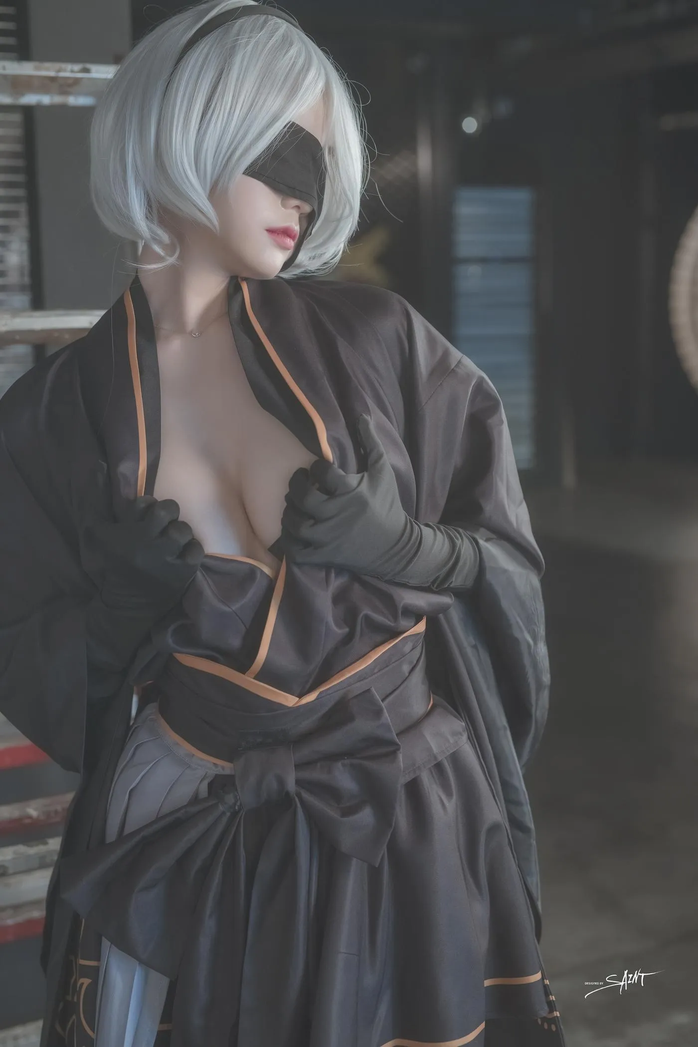 Yuna (윤아) – NO.18 [SAINT Photolife] Yuna\’s Cos Vol.04 KDA Akali & Nier Automata 2B [65P]插图8