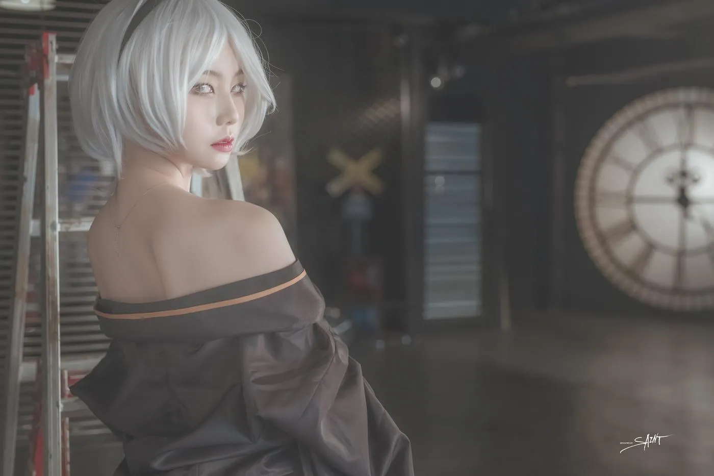 Yuna (윤아) – NO.18 [SAINT Photolife] Yuna\’s Cos Vol.04 KDA Akali & Nier Automata 2B [65P]插图9