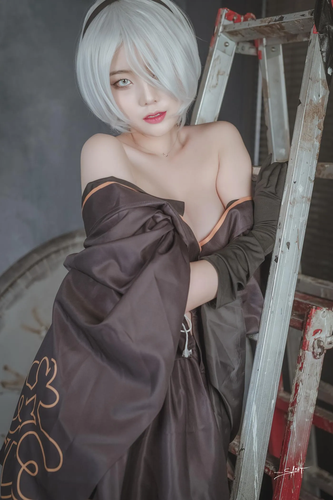 Yuna (윤아) – NO.18 [SAINT Photolife] Yuna\’s Cos Vol.04 KDA Akali & Nier Automata 2B [65P]插图1