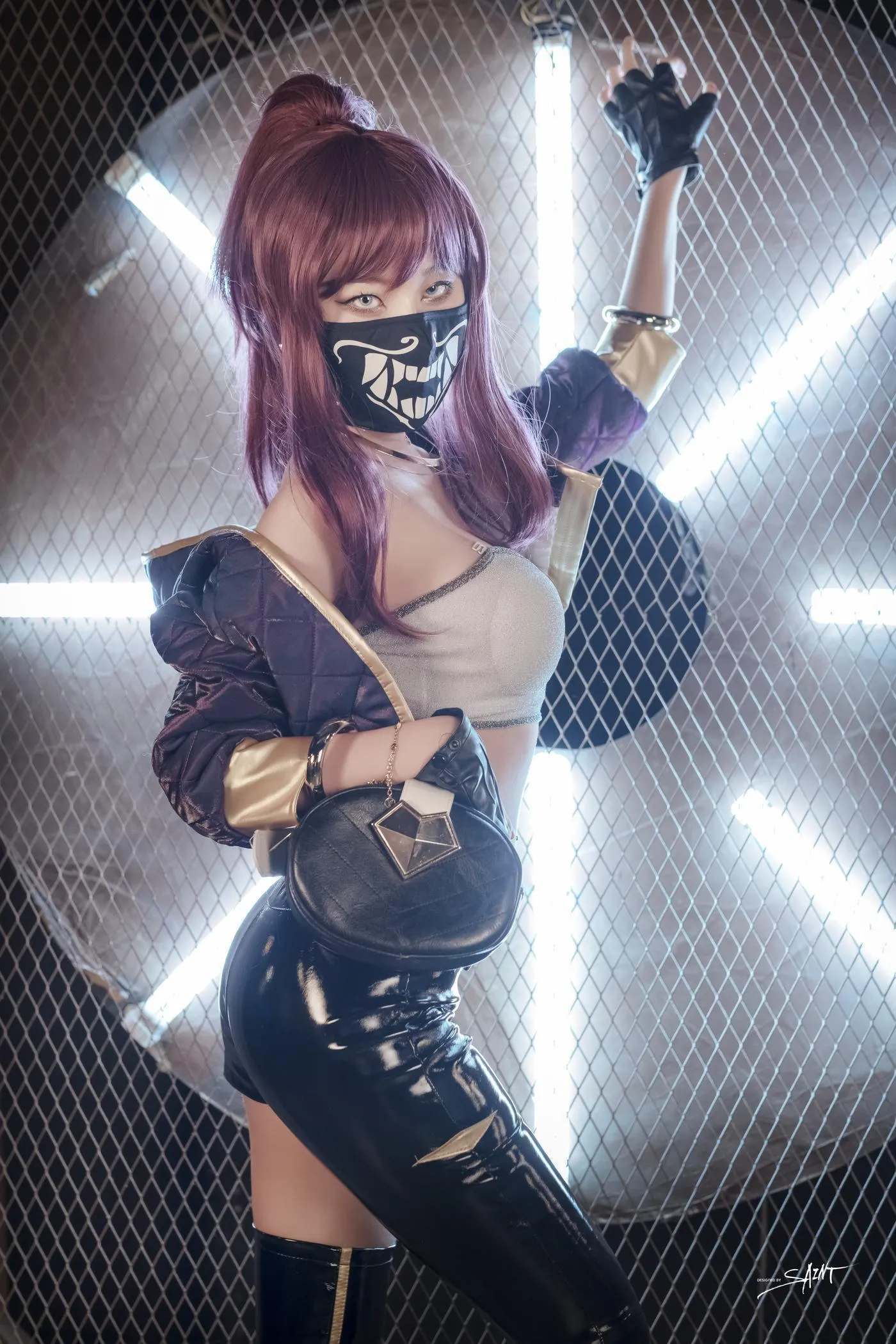 Yuna (윤아) – NO.18 [SAINT Photolife] Yuna\’s Cos Vol.04 KDA Akali & Nier Automata 2B [65P]插图3