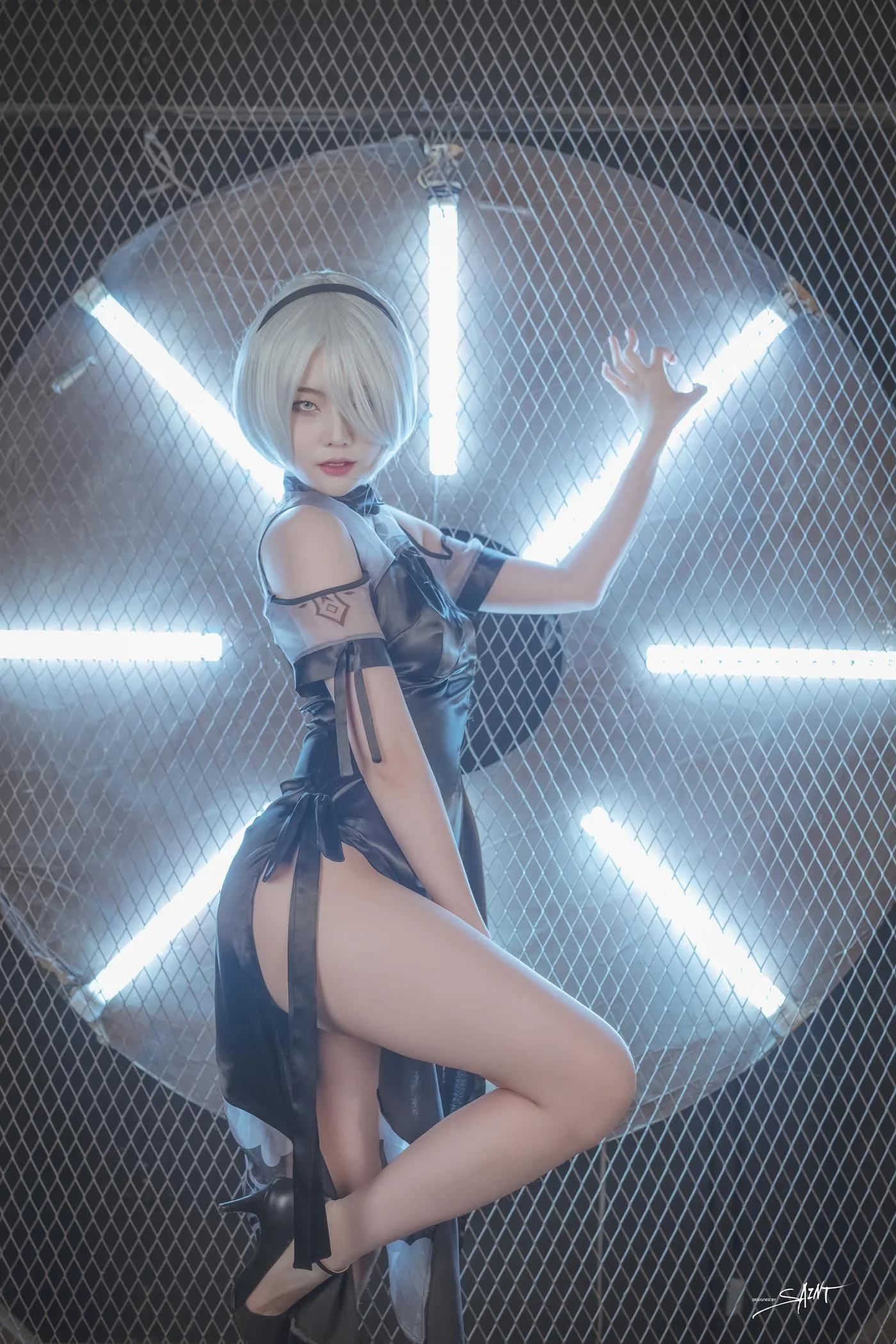 Yuna (윤아) – NO.18 [SAINT Photolife] Yuna\’s Cos Vol.04 KDA Akali & Nier Automata 2B [65P]插图4