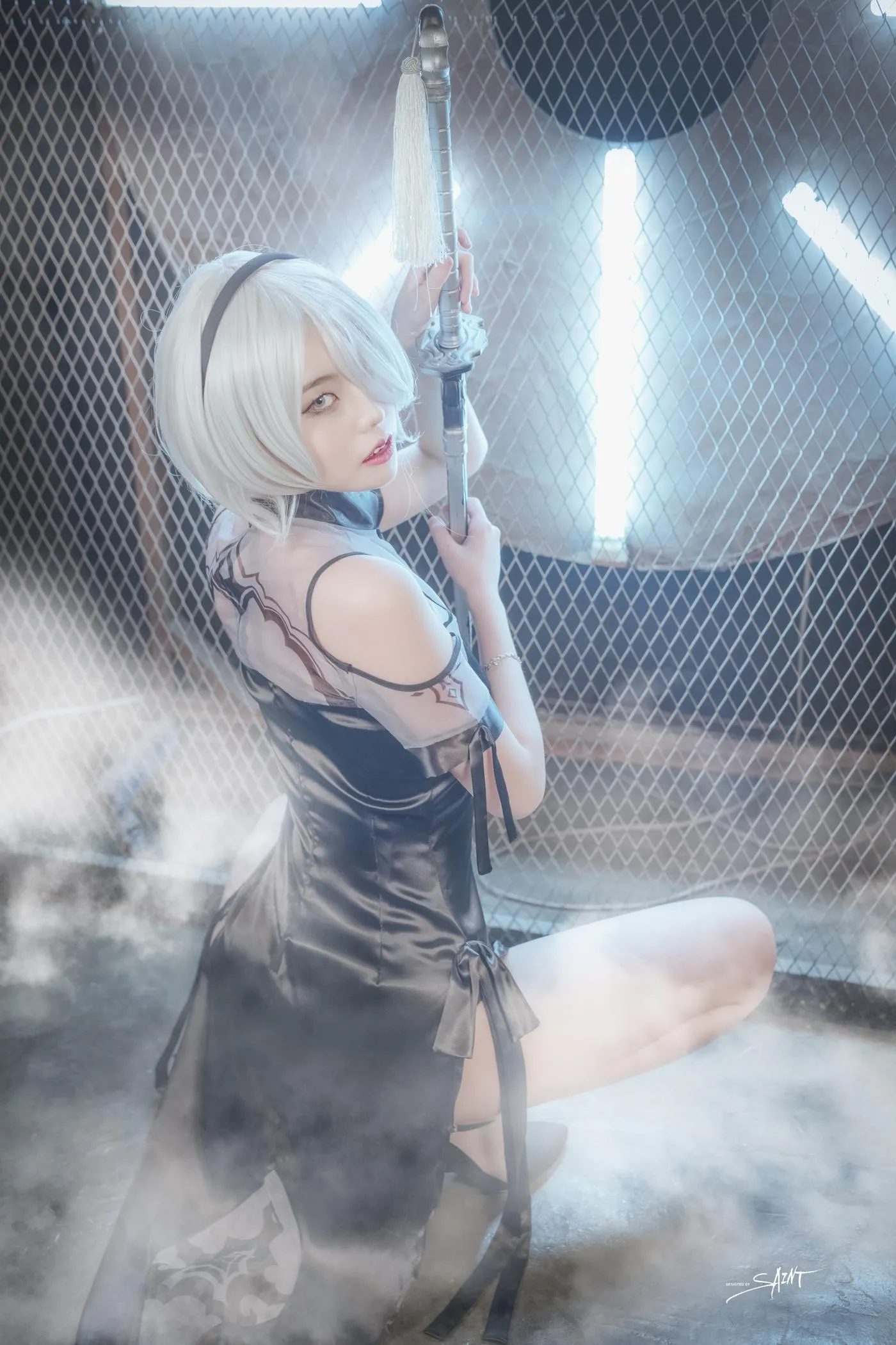 Yuna (윤아) – NO.18 [SAINT Photolife] Yuna\’s Cos Vol.04 KDA Akali & Nier Automata 2B [65P]插图6