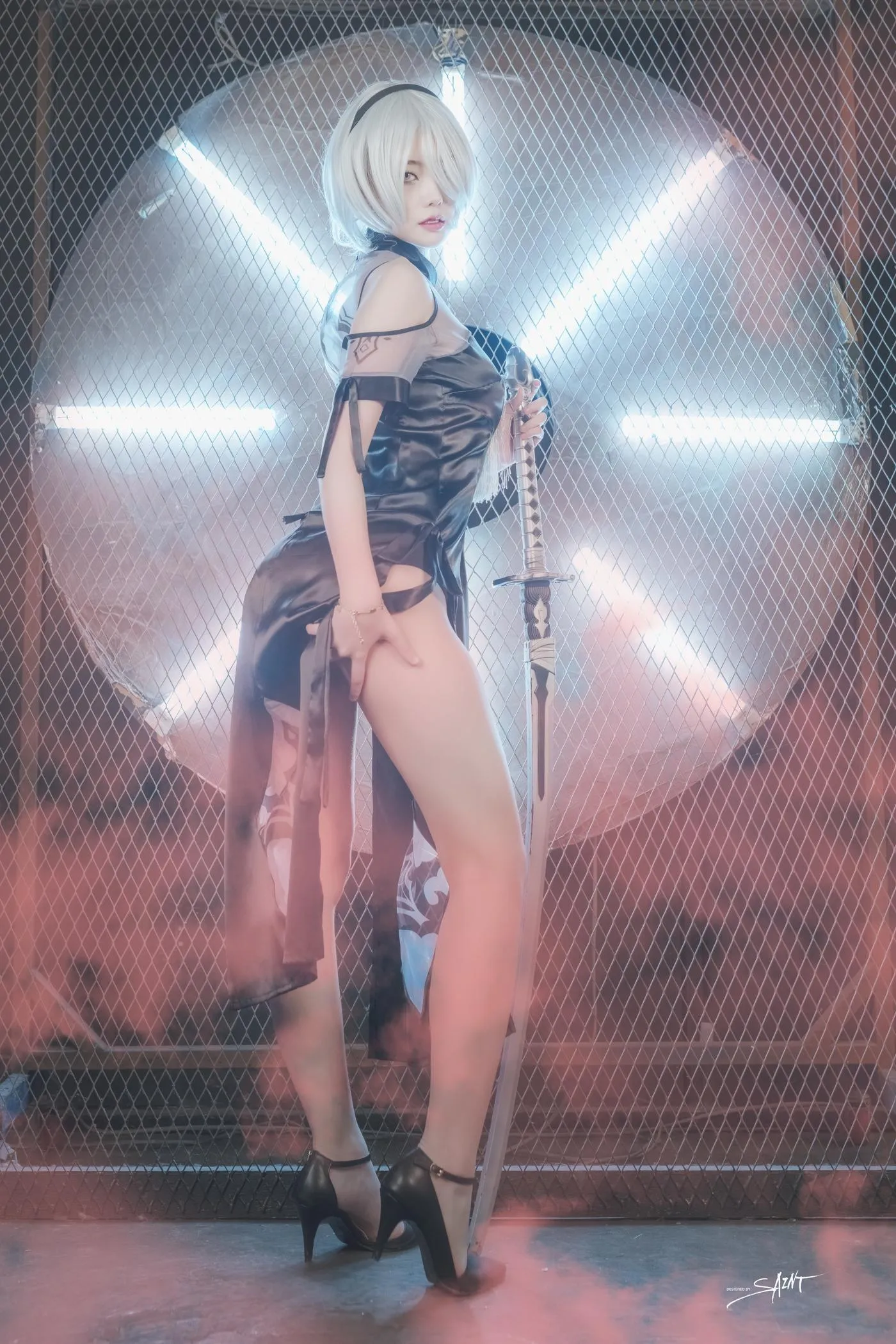 Yuna (윤아) – NO.18 [SAINT Photolife] Yuna\’s Cos Vol.04 KDA Akali & Nier Automata 2B [65P]插图8