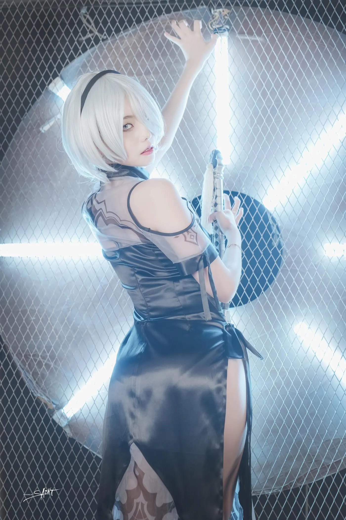Yuna (윤아) – NO.18 [SAINT Photolife] Yuna\’s Cos Vol.04 KDA Akali & Nier Automata 2B [65P]插图9