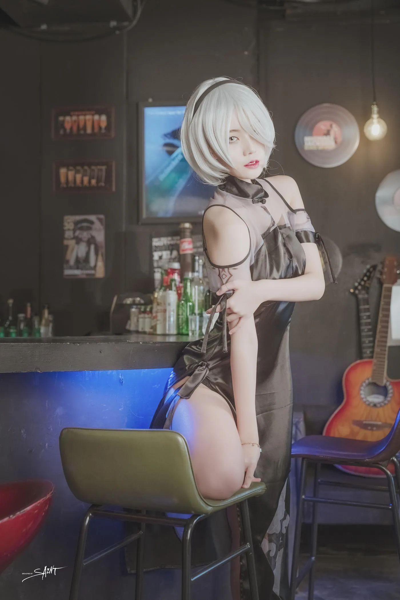 Yuna (윤아) – NO.18 [SAINT Photolife] Yuna\’s Cos Vol.04 KDA Akali & Nier Automata 2B [65P]插图