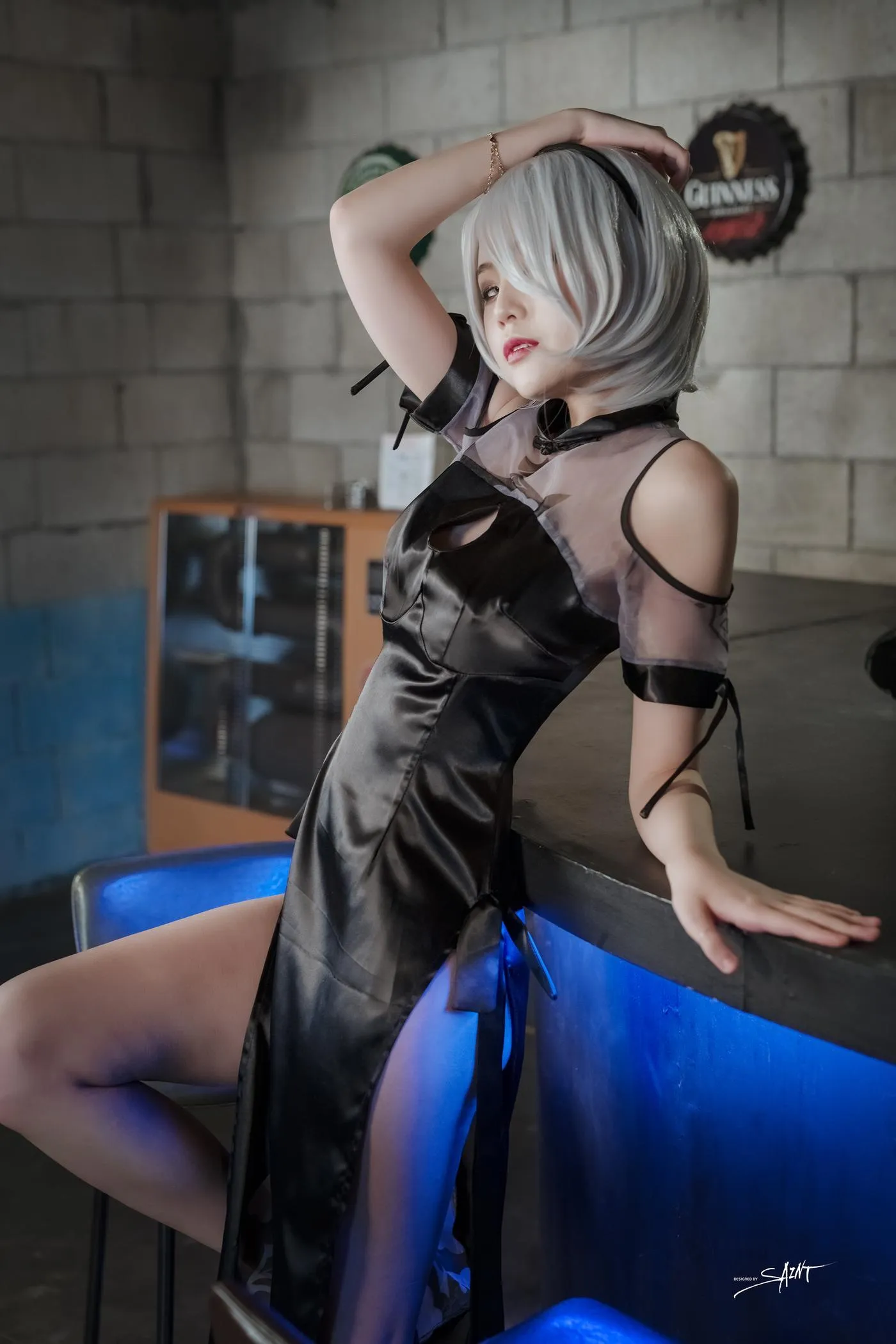 Yuna (윤아) – NO.18 [SAINT Photolife] Yuna\’s Cos Vol.04 KDA Akali & Nier Automata 2B [65P]插图1