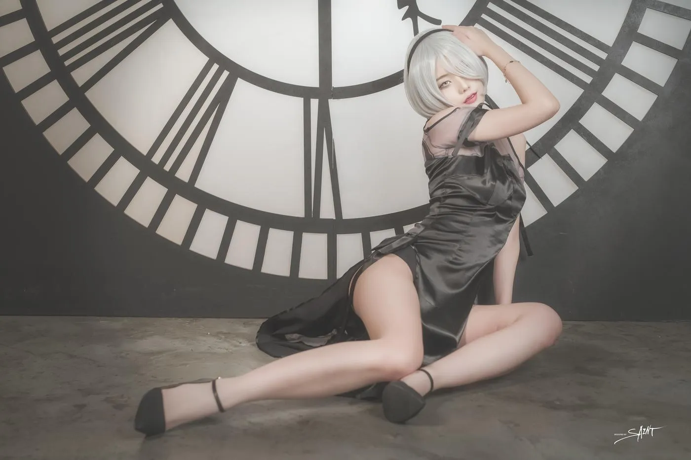 Yuna (윤아) – NO.18 [SAINT Photolife] Yuna\’s Cos Vol.04 KDA Akali & Nier Automata 2B [65P]插图3