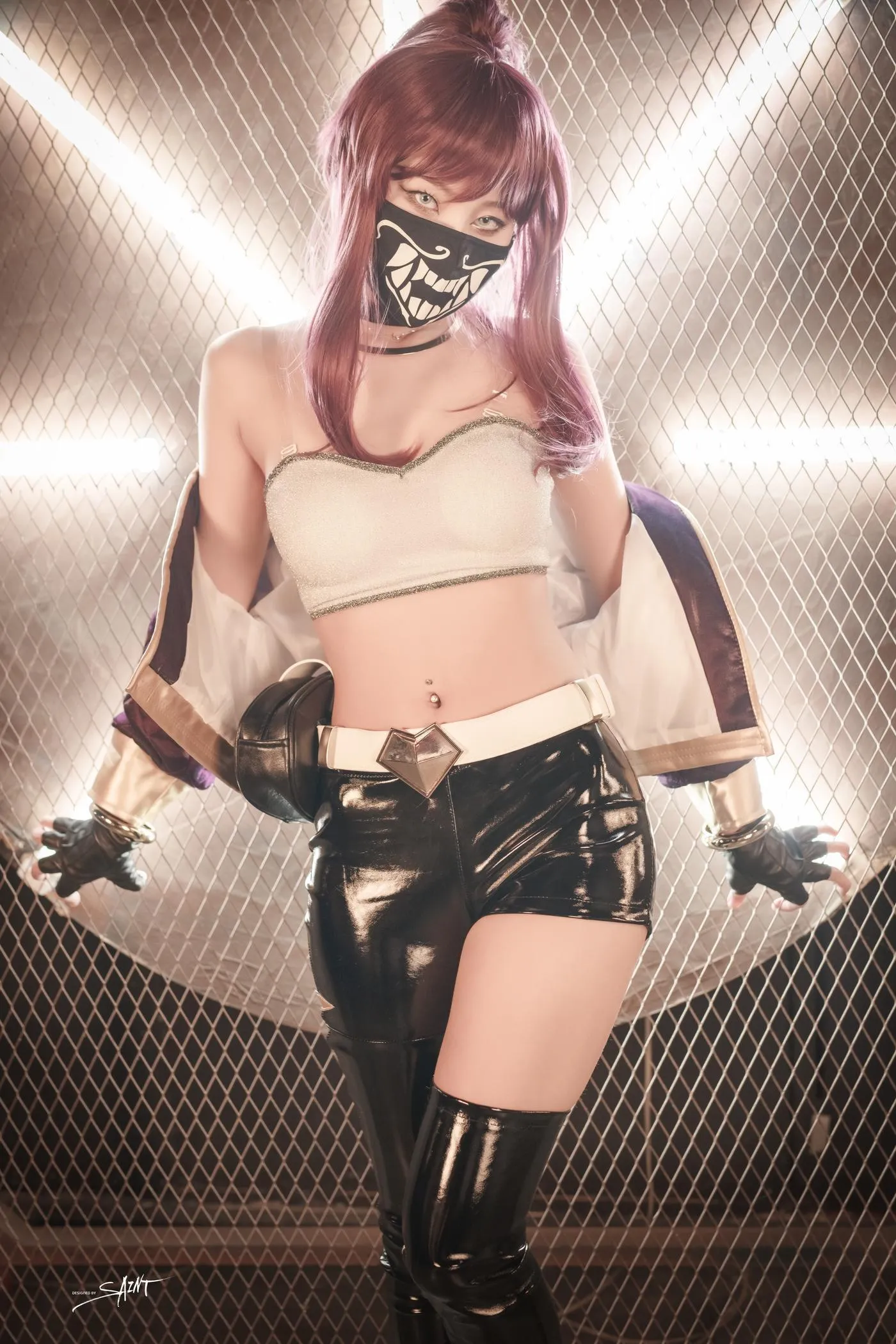 Yuna (윤아) – NO.18 [SAINT Photolife] Yuna\’s Cos Vol.04 KDA Akali & Nier Automata 2B [65P]插图4
