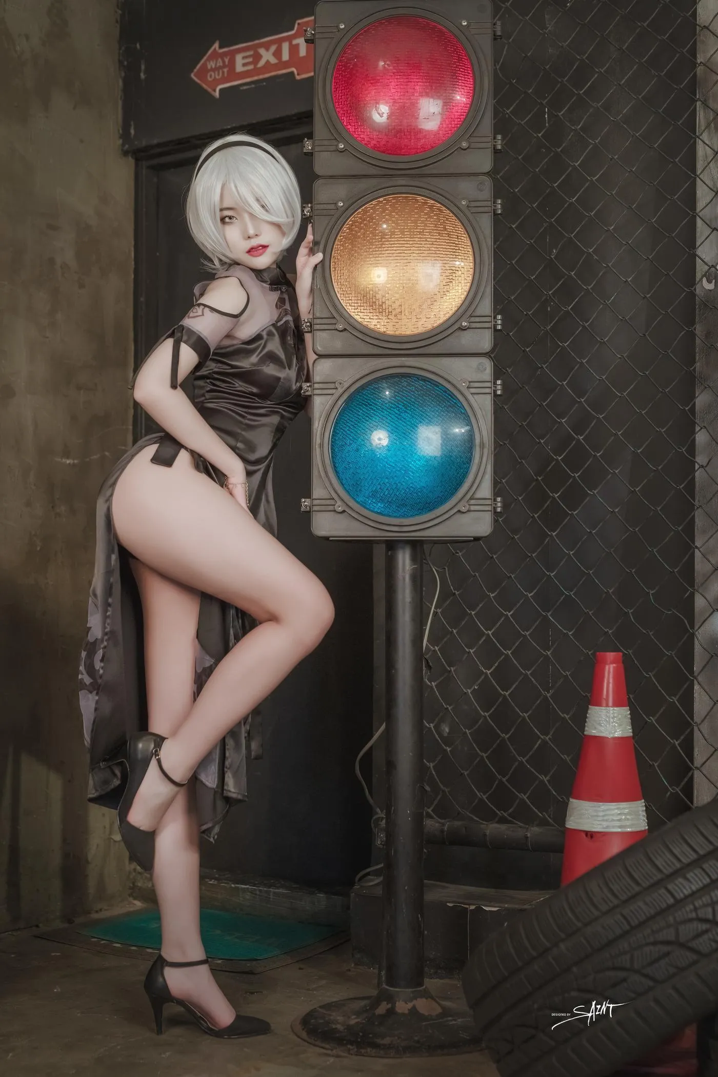 Yuna (윤아) – NO.18 [SAINT Photolife] Yuna\’s Cos Vol.04 KDA Akali & Nier Automata 2B [65P]插图7