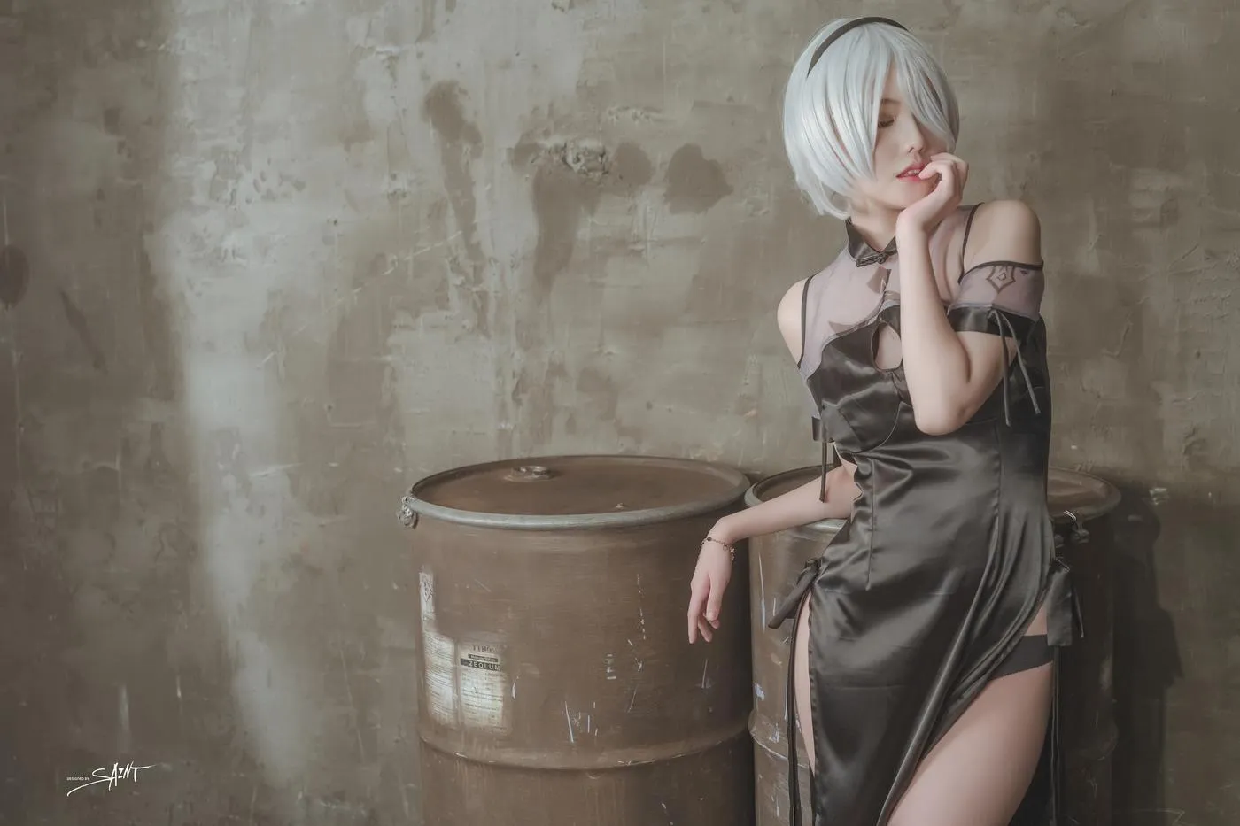 Yuna (윤아) – NO.18 [SAINT Photolife] Yuna\’s Cos Vol.04 KDA Akali & Nier Automata 2B [65P]插图8