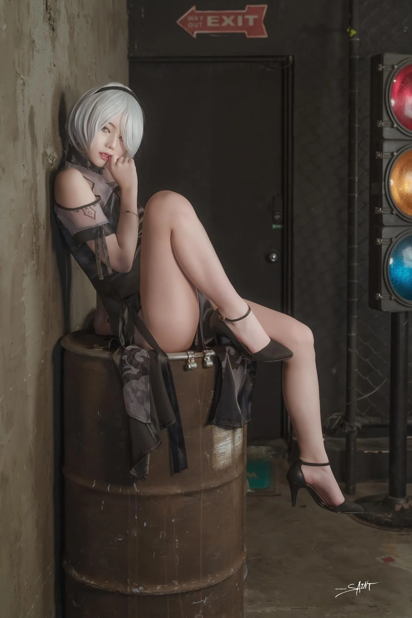 Yuna (윤아) – NO.18 [SAINT Photolife] Yuna\’s Cos Vol.04 KDA Akali & Nier Automata 2B [65P]插图9