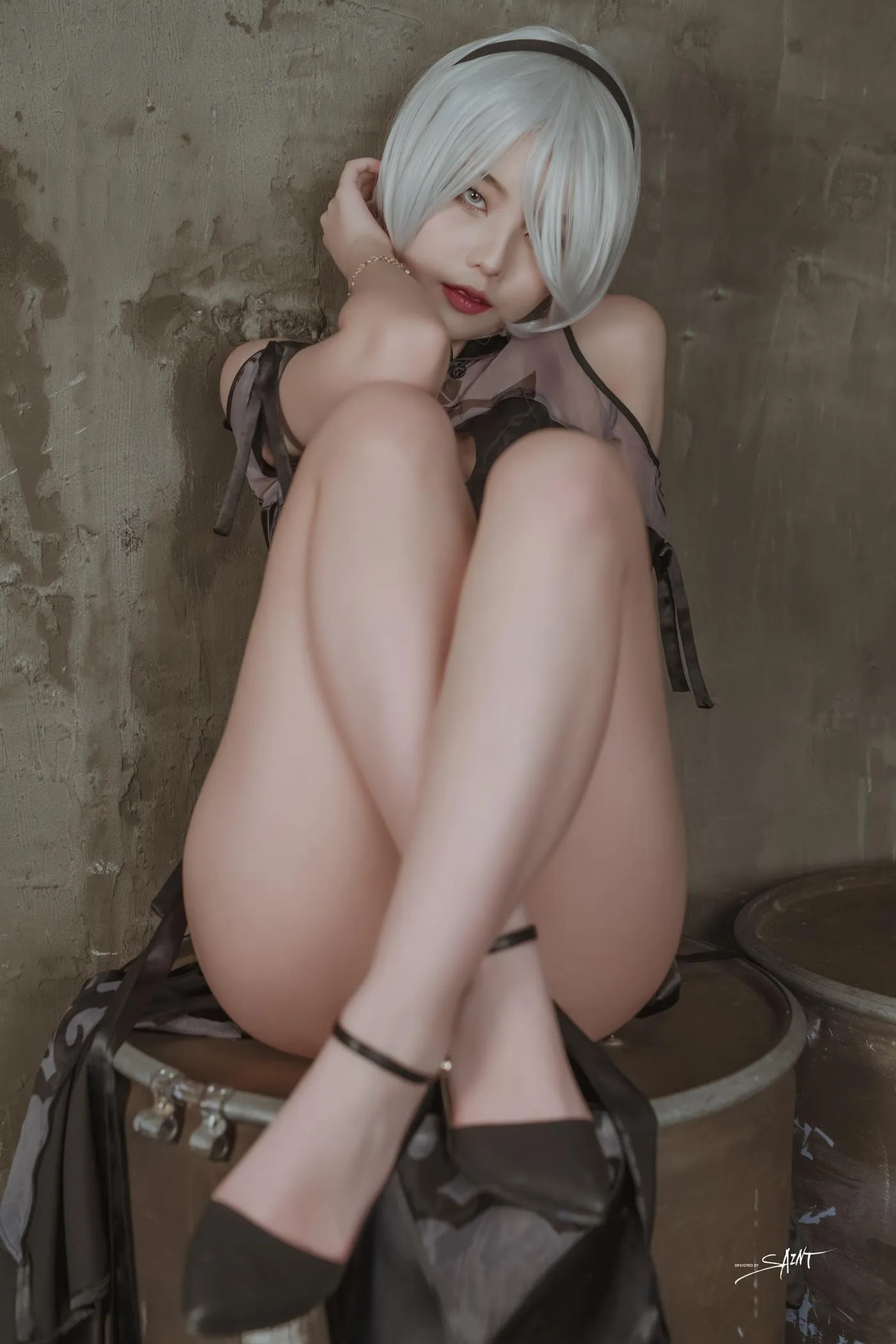 Yuna (윤아) – NO.18 [SAINT Photolife] Yuna\’s Cos Vol.04 KDA Akali & Nier Automata 2B [65P]插图