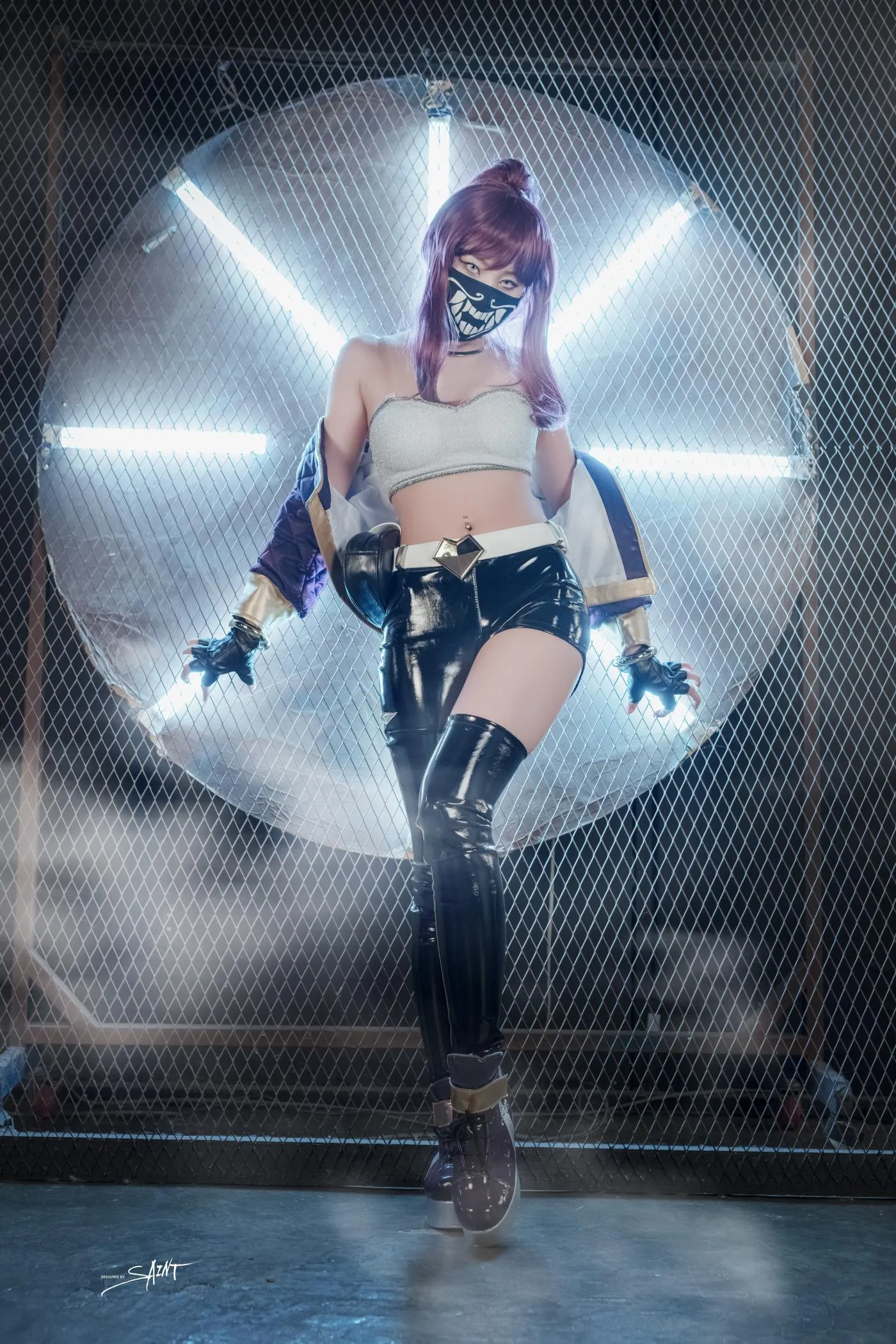 Yuna (윤아) – NO.18 [SAINT Photolife] Yuna\’s Cos Vol.04 KDA Akali & Nier Automata 2B [65P]插图1