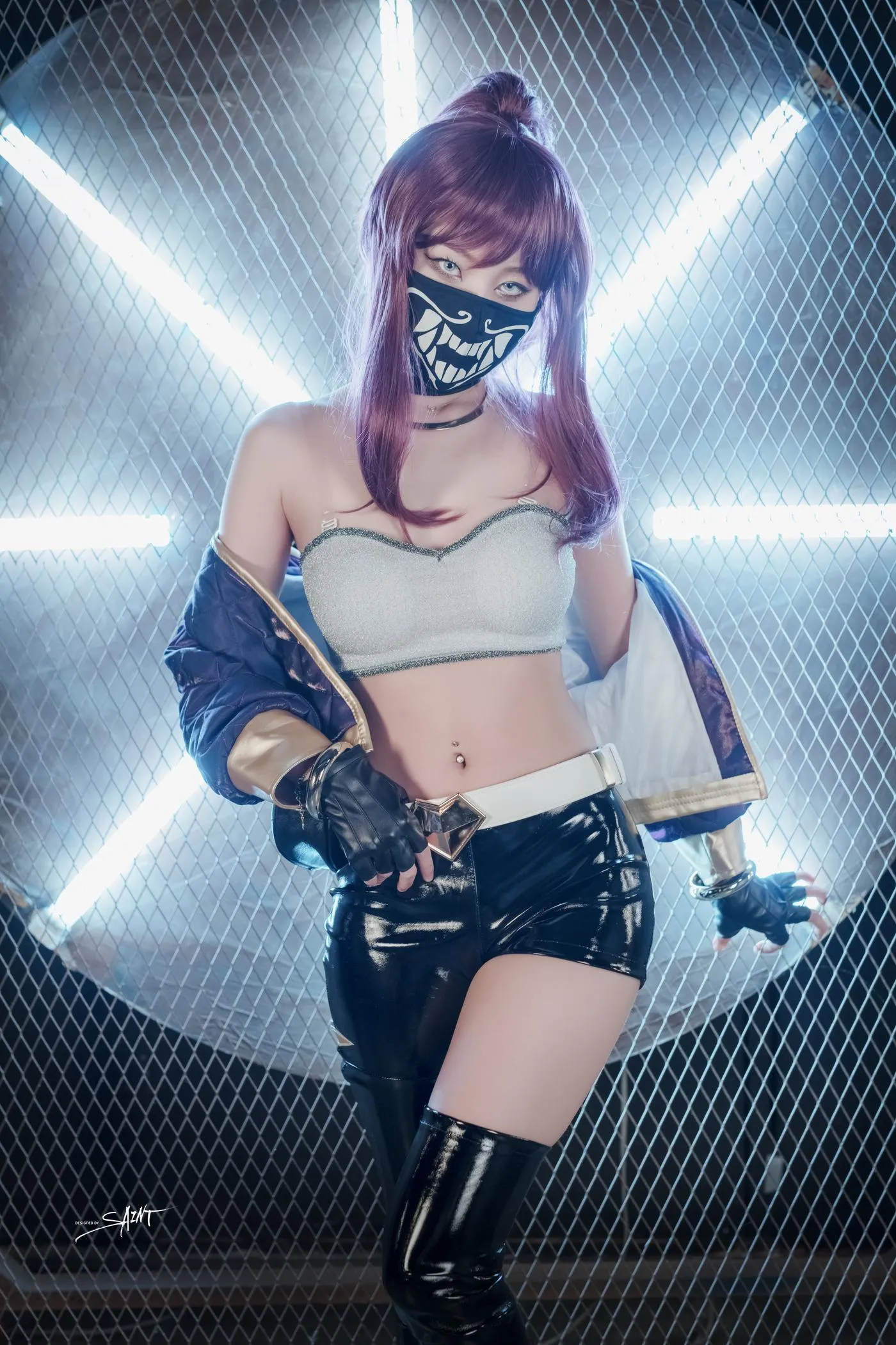 Yuna (윤아) – NO.18 [SAINT Photolife] Yuna\’s Cos Vol.04 KDA Akali & Nier Automata 2B [65P]插图2