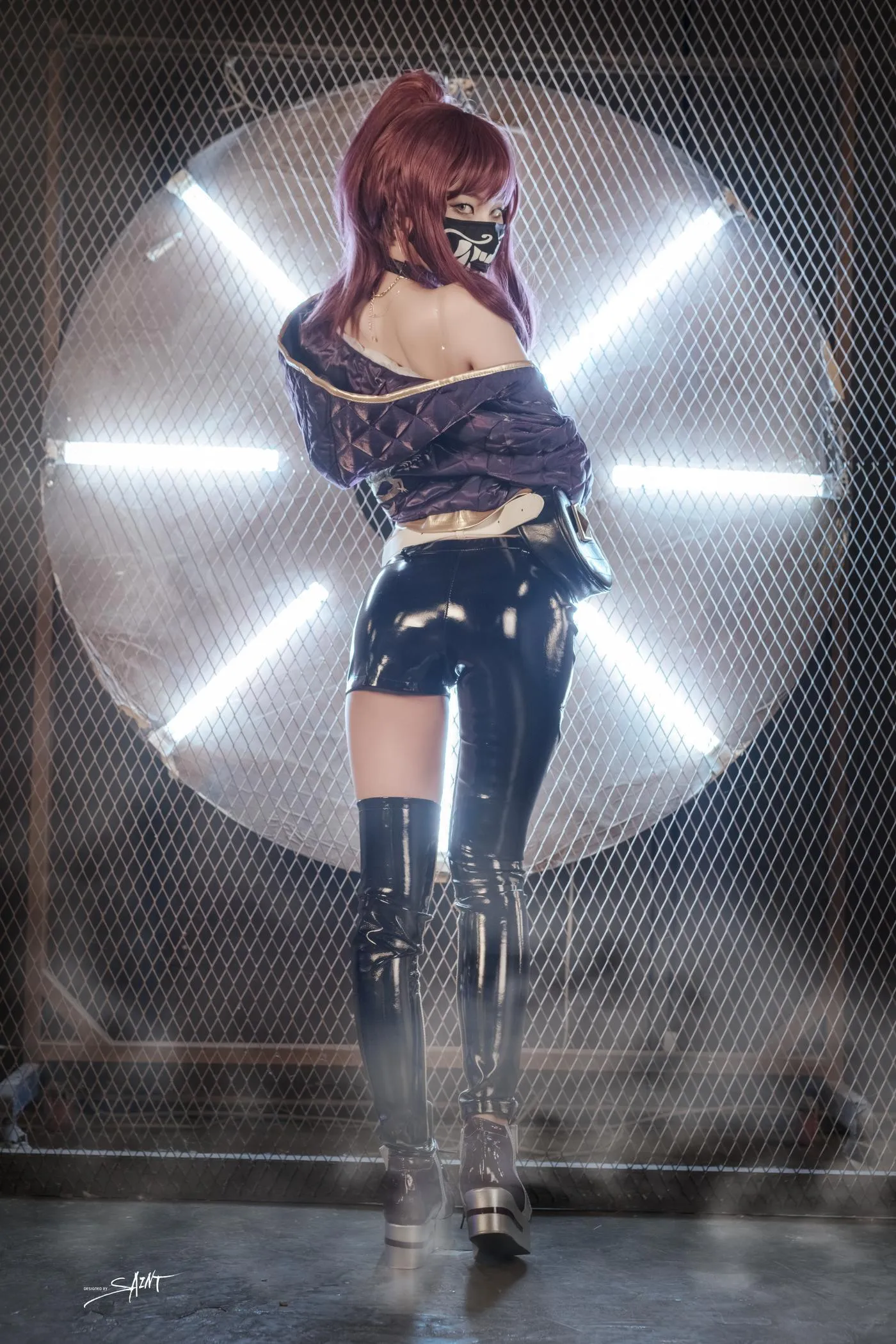 Yuna (윤아) – NO.18 [SAINT Photolife] Yuna\’s Cos Vol.04 KDA Akali & Nier Automata 2B [65P]插图3