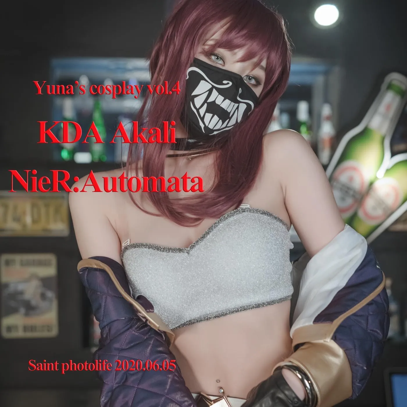 Yuna (윤아) – NO.18 [SAINT Photolife] Yuna\’s Cos Vol.04 KDA Akali & Nier Automata 2B [65P]插图4