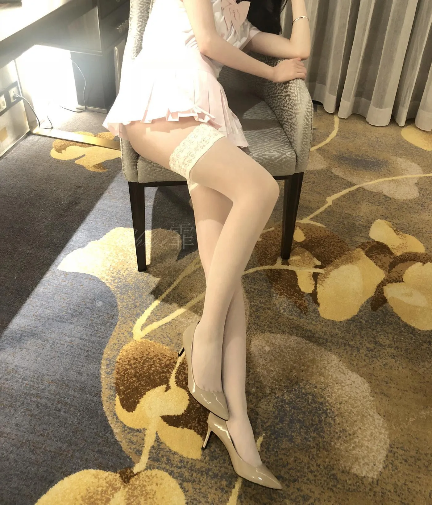 chloe霏霏 – NO.04 20180916 星河湾酒店护士装 意大利Trasparenze Fanny 半筒白s [22P]插图4