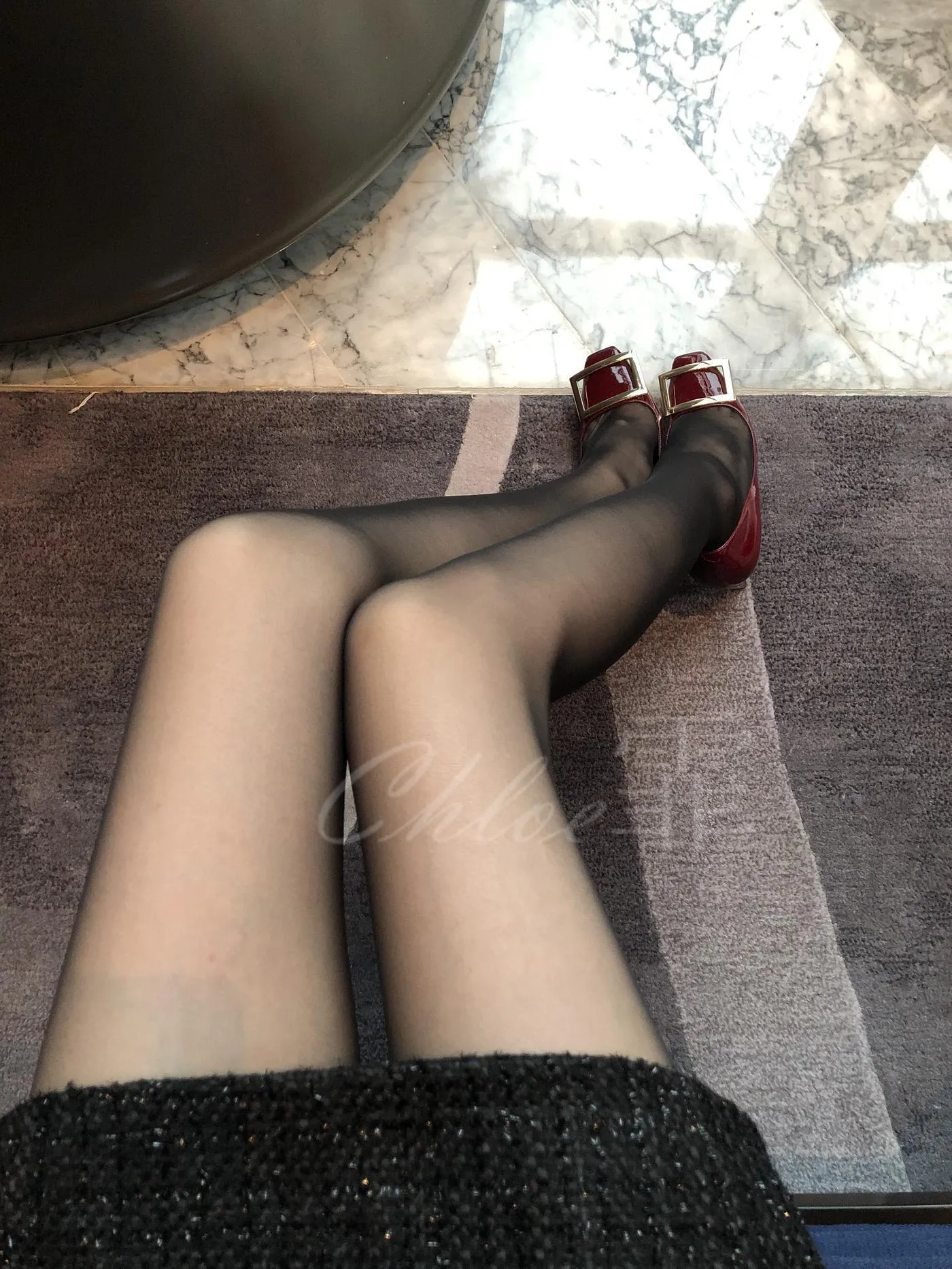 chloe霏霏 – NO.22 20191028 网红套装 艾美酒店肉s黑s-2 [22P]插图8