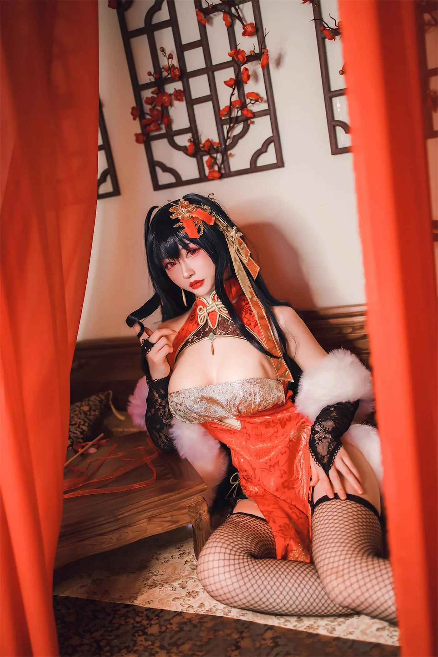 coser衣衣 – NO.11 碧蓝航线 大凤旗袍 [34P]插图5