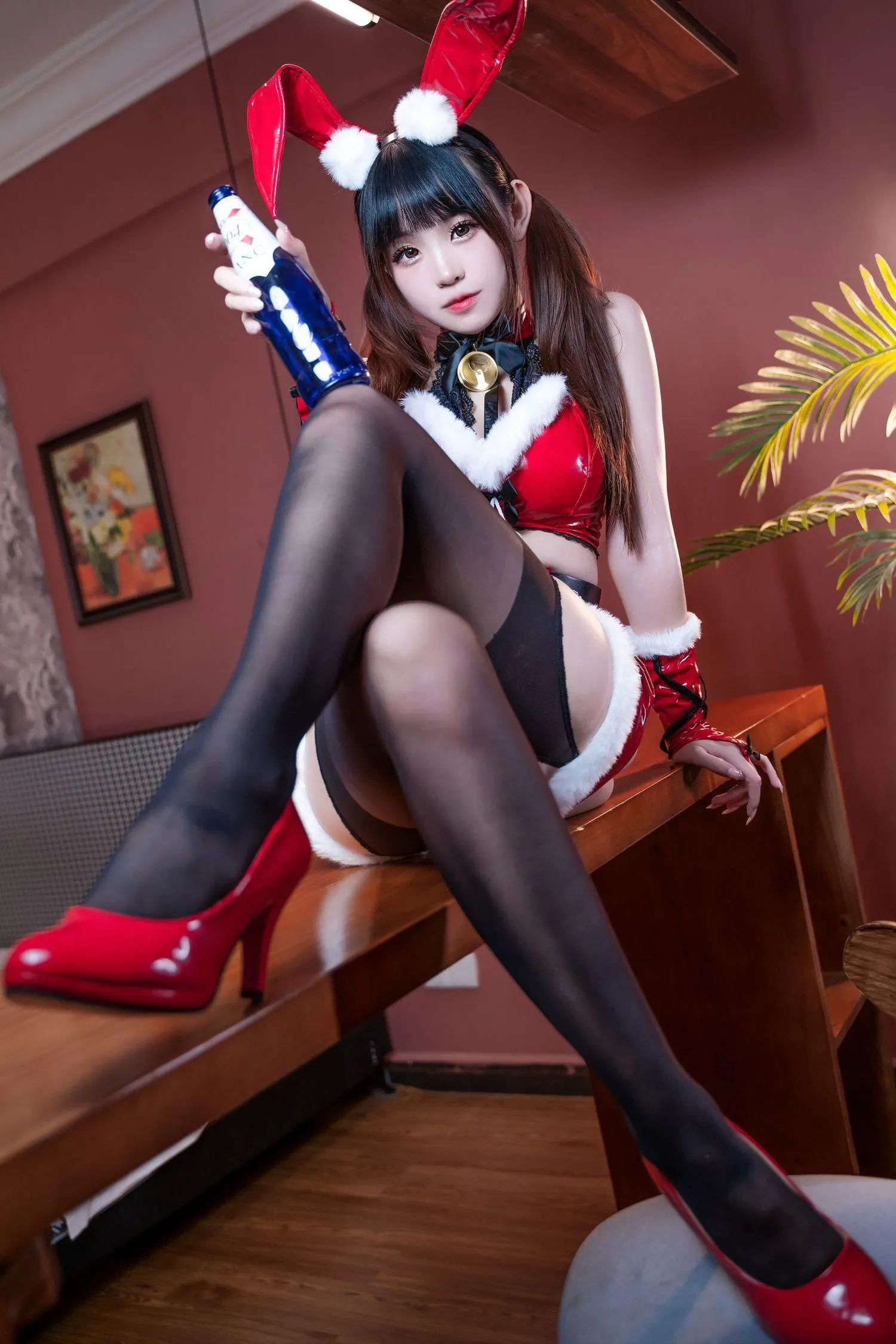 miko酱 – NO.15 圣诞兔兔 [40P]插图3