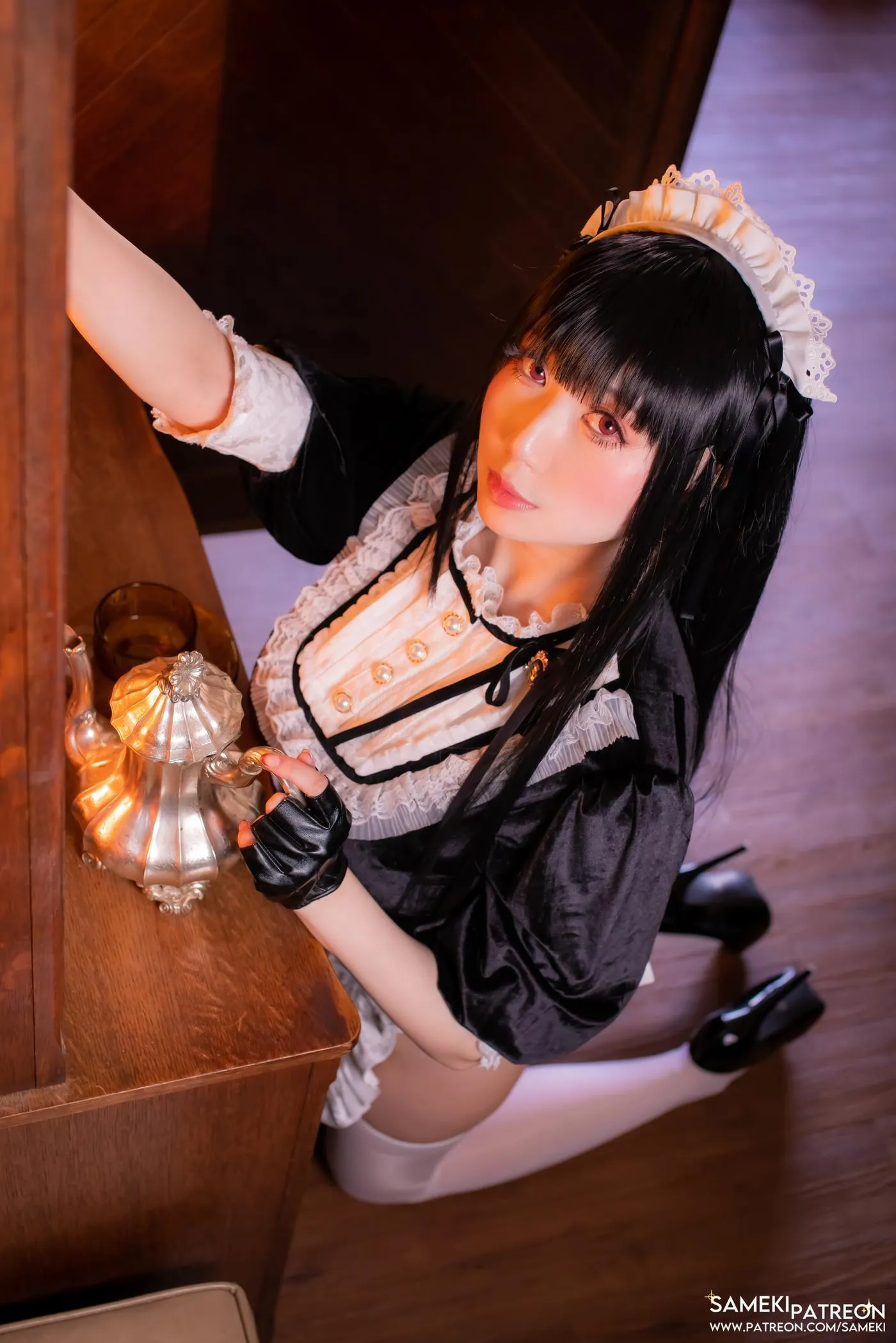 Sameki – NO.07 白丝女仆 [41P]插图3