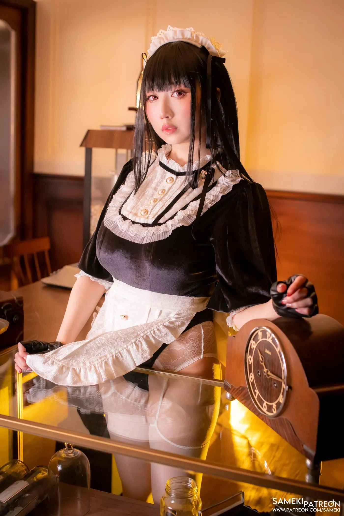 Sameki – NO.07 白丝女仆 [41P]插图1