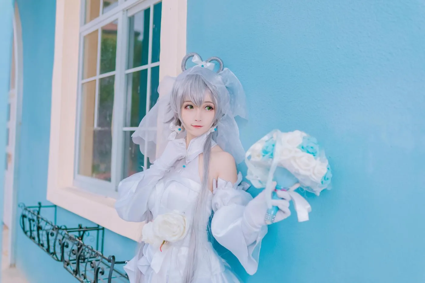yui金鱼 – NO.09 洛天依婚纱 [8P]插图5