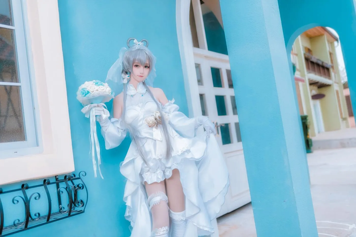 yui金鱼 – NO.09 洛天依婚纱 [8P]插图6