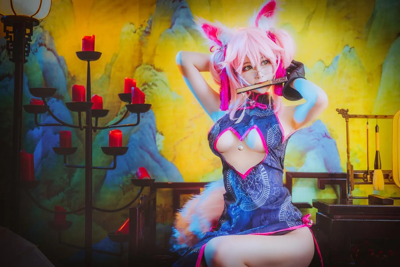 yui金鱼 – NO.11 旗袍 玉藻前 [13P]插图