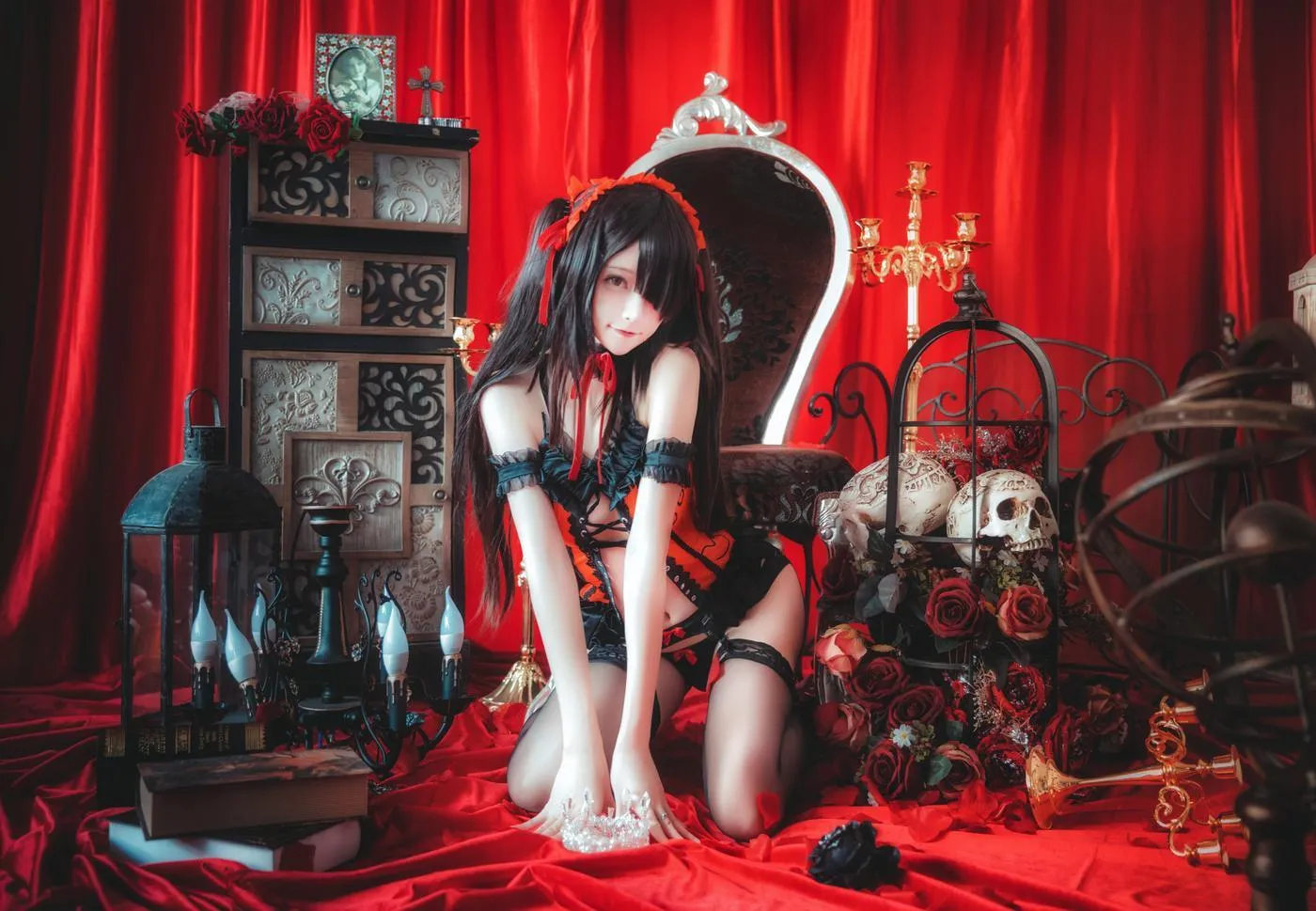 yui金鱼 – NO.14 时崎狂三 手办内衣 [16P]插图3