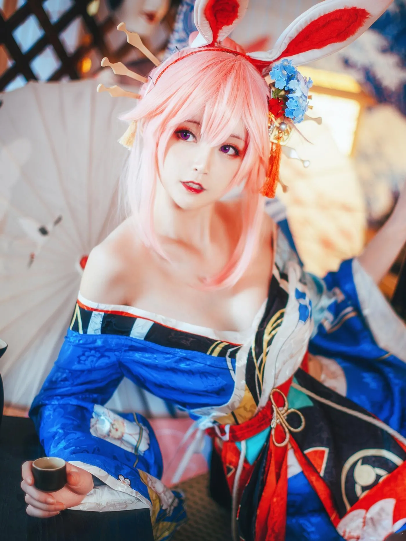 yui金鱼 – NO.24 八重樱 明日方舟 黑 [30P]插图5
