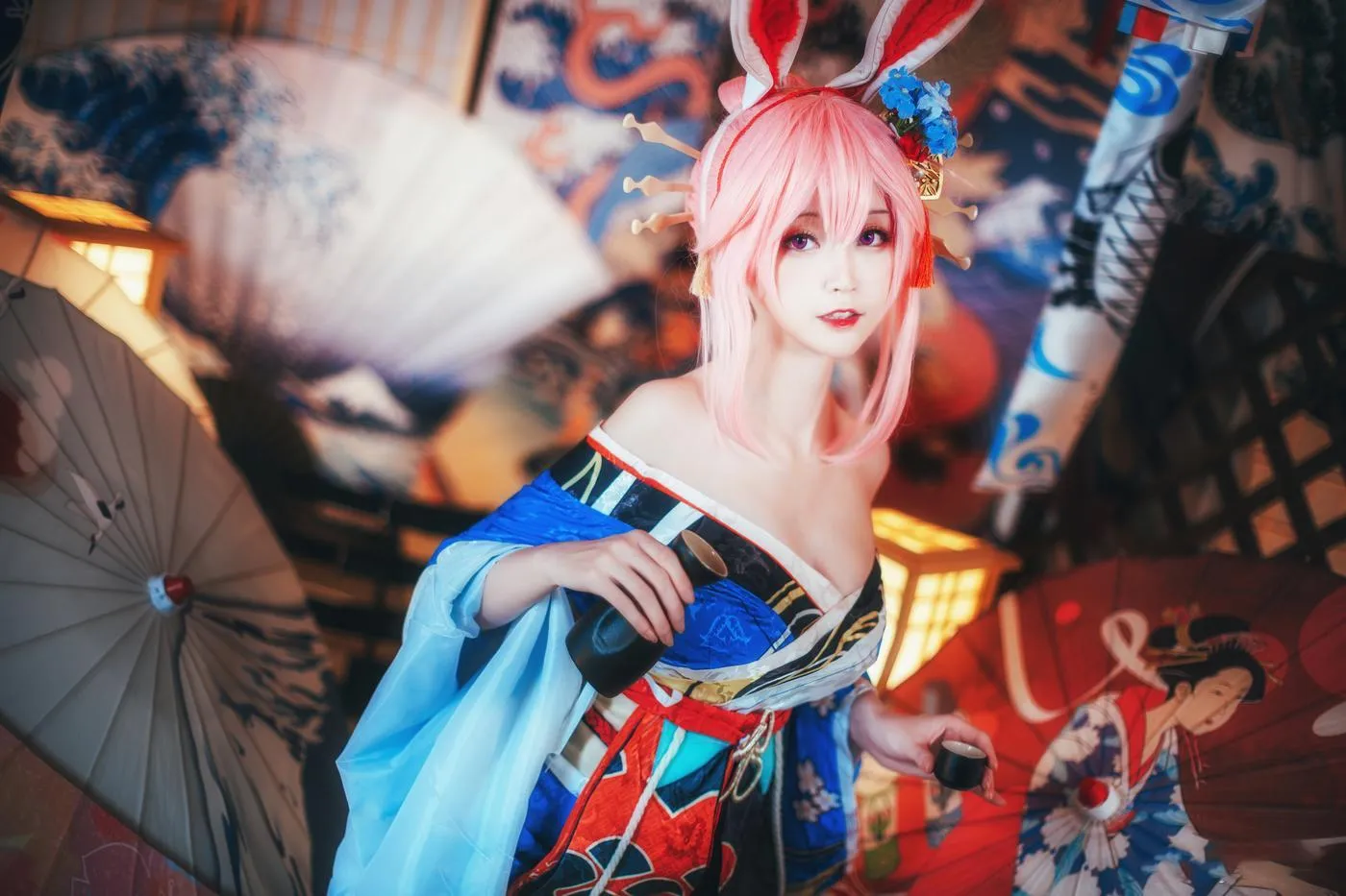 yui金鱼 – NO.24 八重樱 明日方舟 黑 [30P]插图9