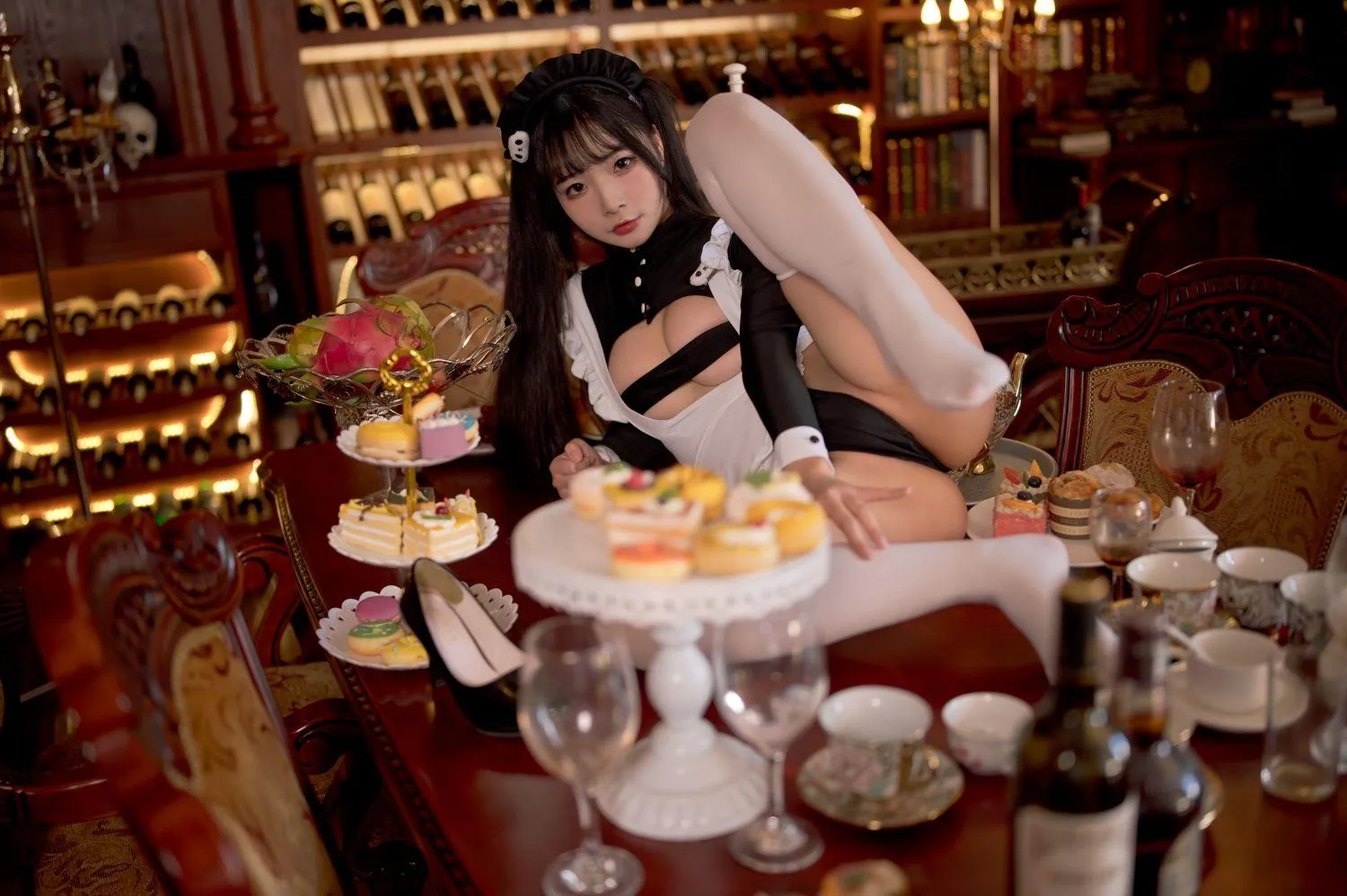 yuuhui玉汇 – NO.17 熊猫女仆 [82P]插图1