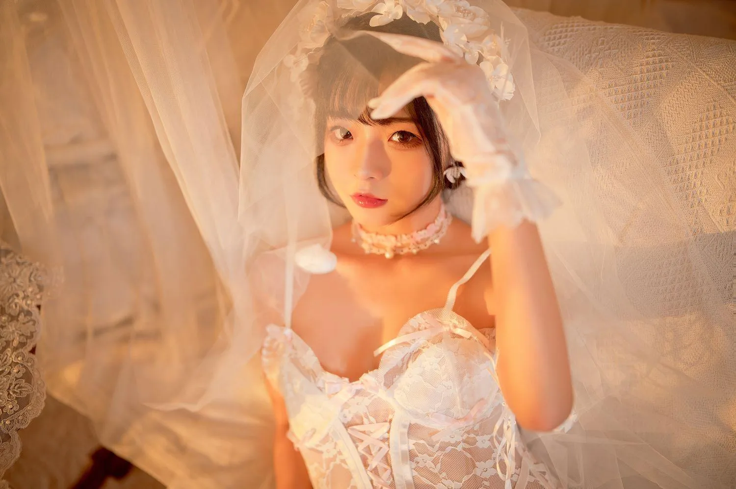 yuuhui玉汇- NO.04 纯白花嫁 [60P]插图5