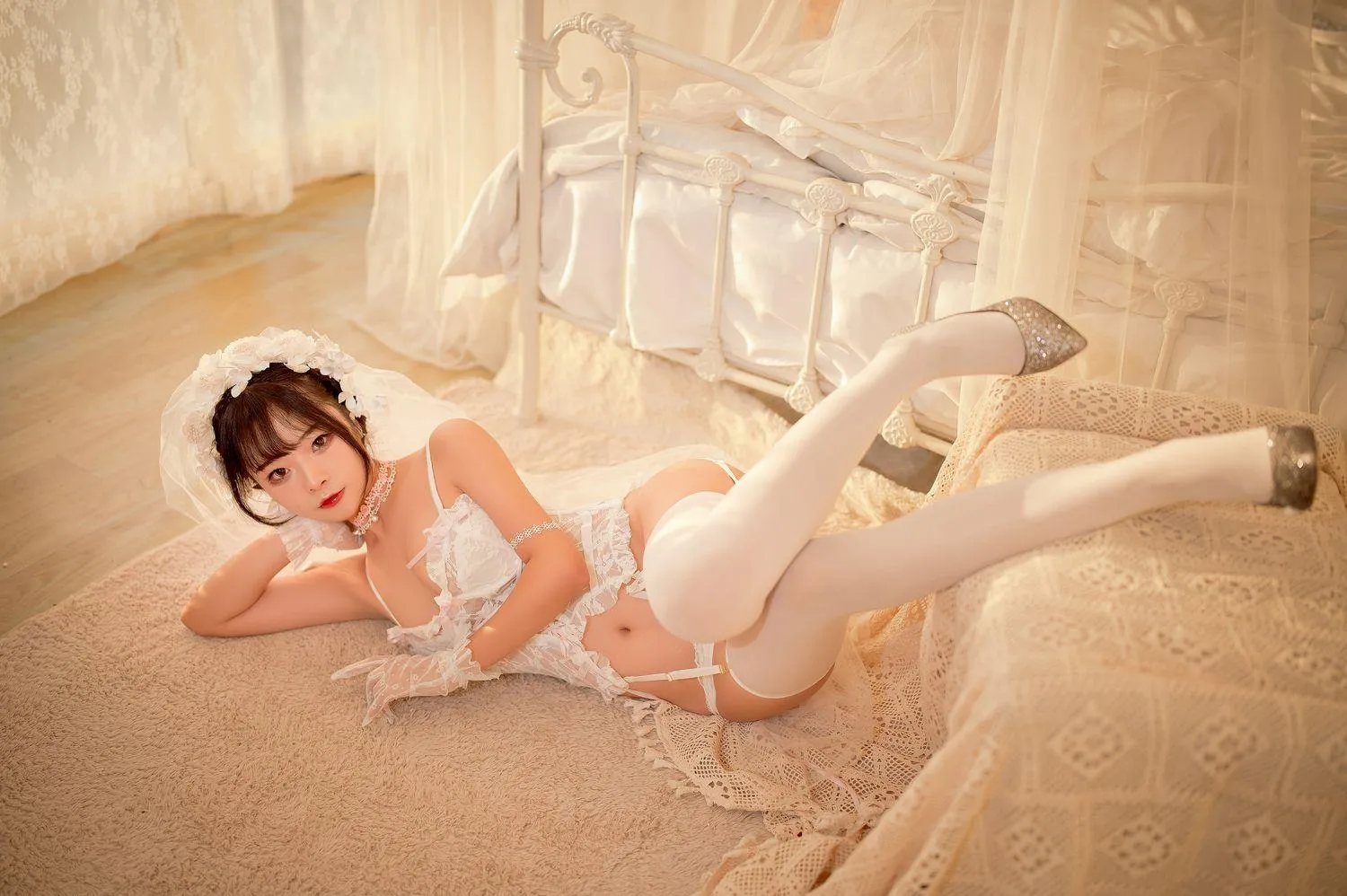 yuuhui玉汇- NO.04 纯白花嫁 [60P]插图8