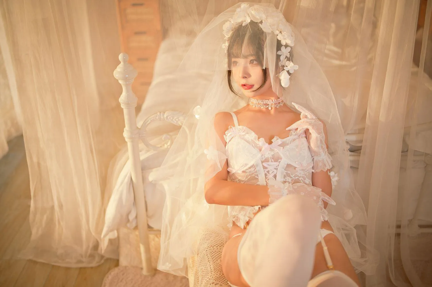 yuuhui玉汇- NO.04 纯白花嫁 [60P]插图1