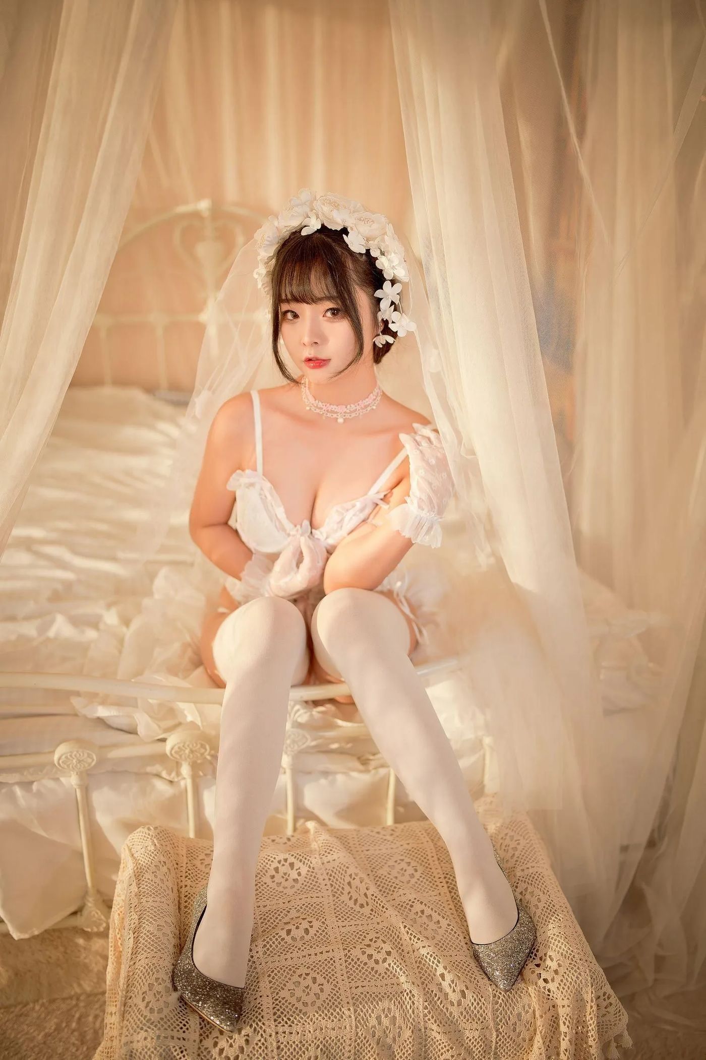 yuuhui玉汇- NO.04 纯白花嫁 [60P]插图7