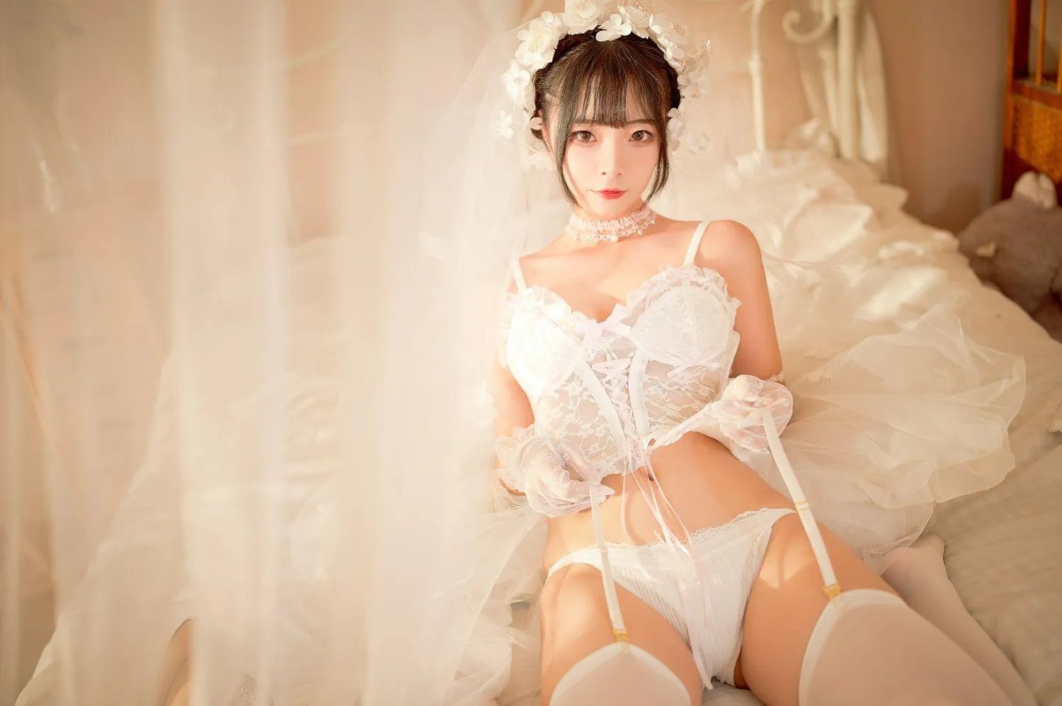 yuuhui玉汇- NO.04 纯白花嫁 [60P]插图2
