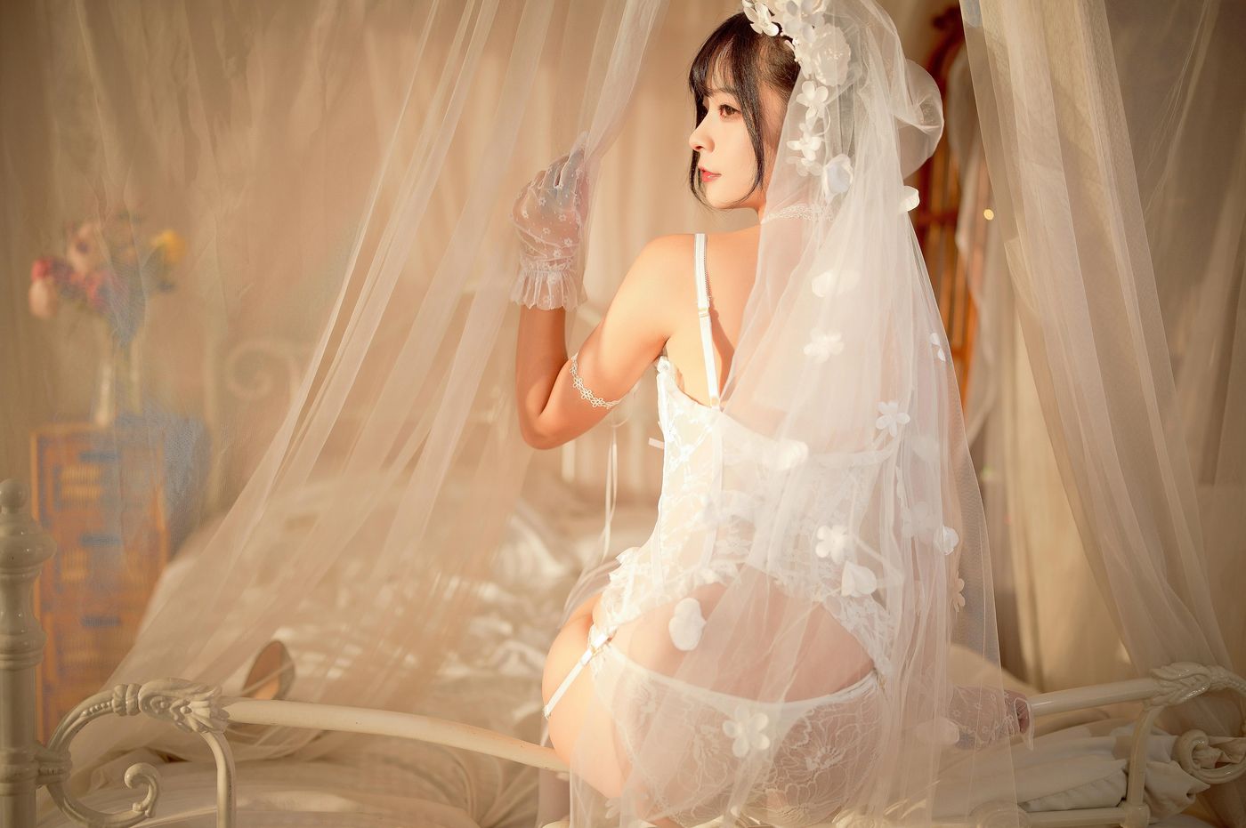 yuuhui玉汇- NO.04 纯白花嫁 [60P]插图7
