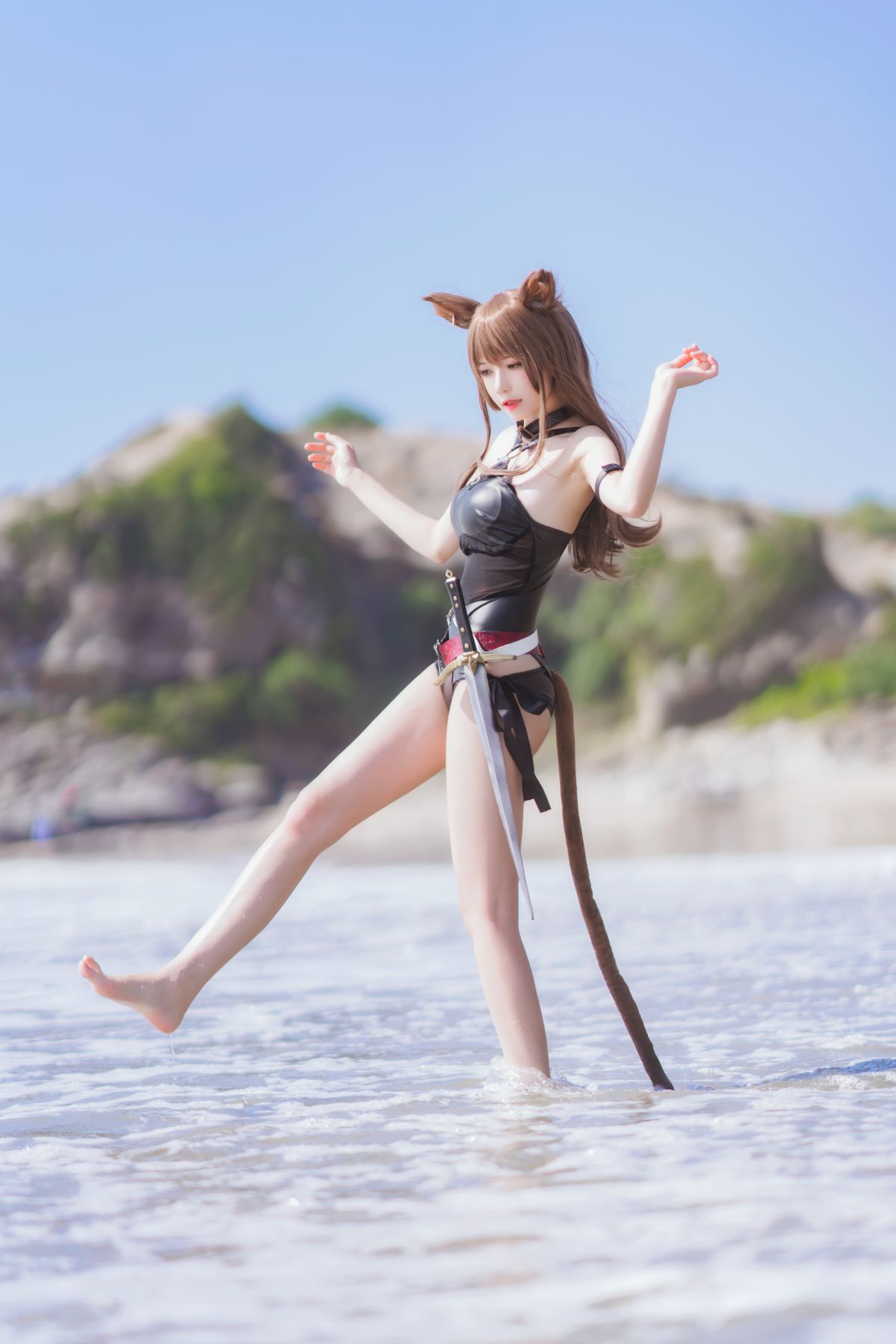 桜桃喵 泳装插图5