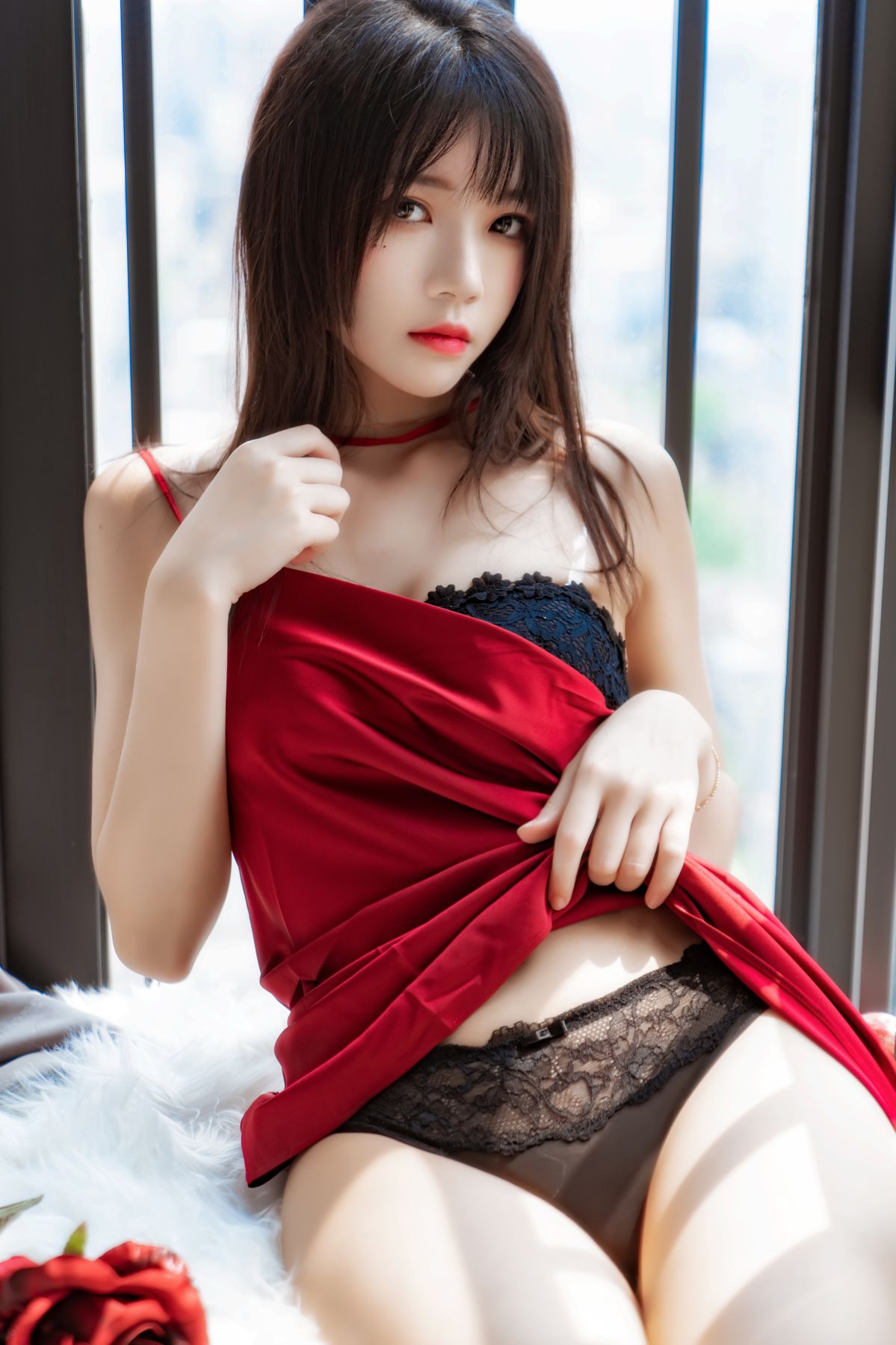 桜桃喵 千丝万缕的红插图5