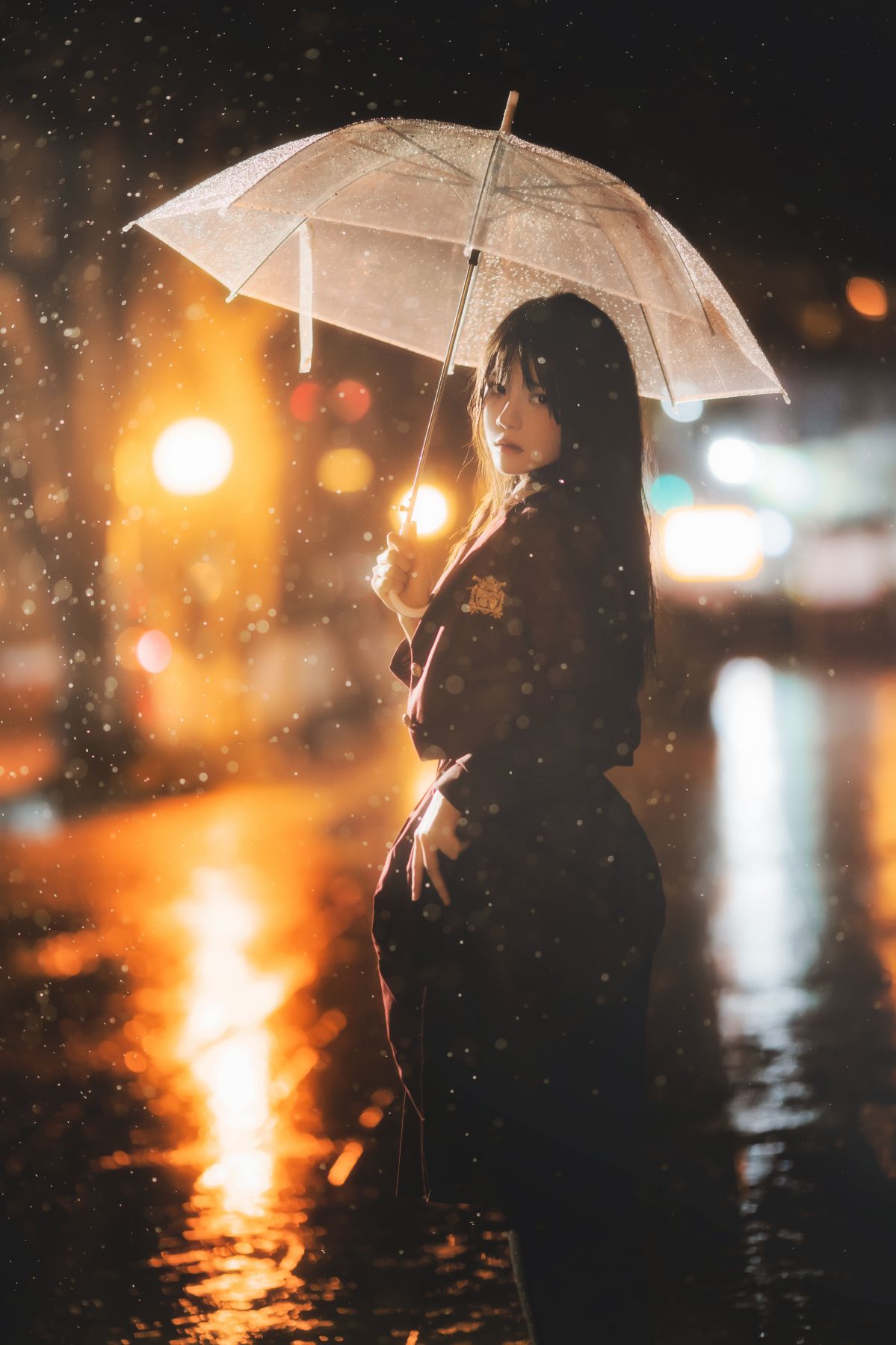 桜桃喵-雨下插图7