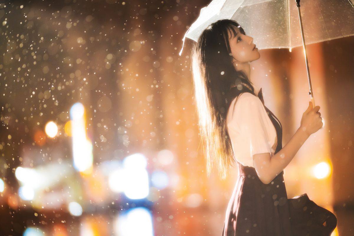 桜桃喵-雨下插图9