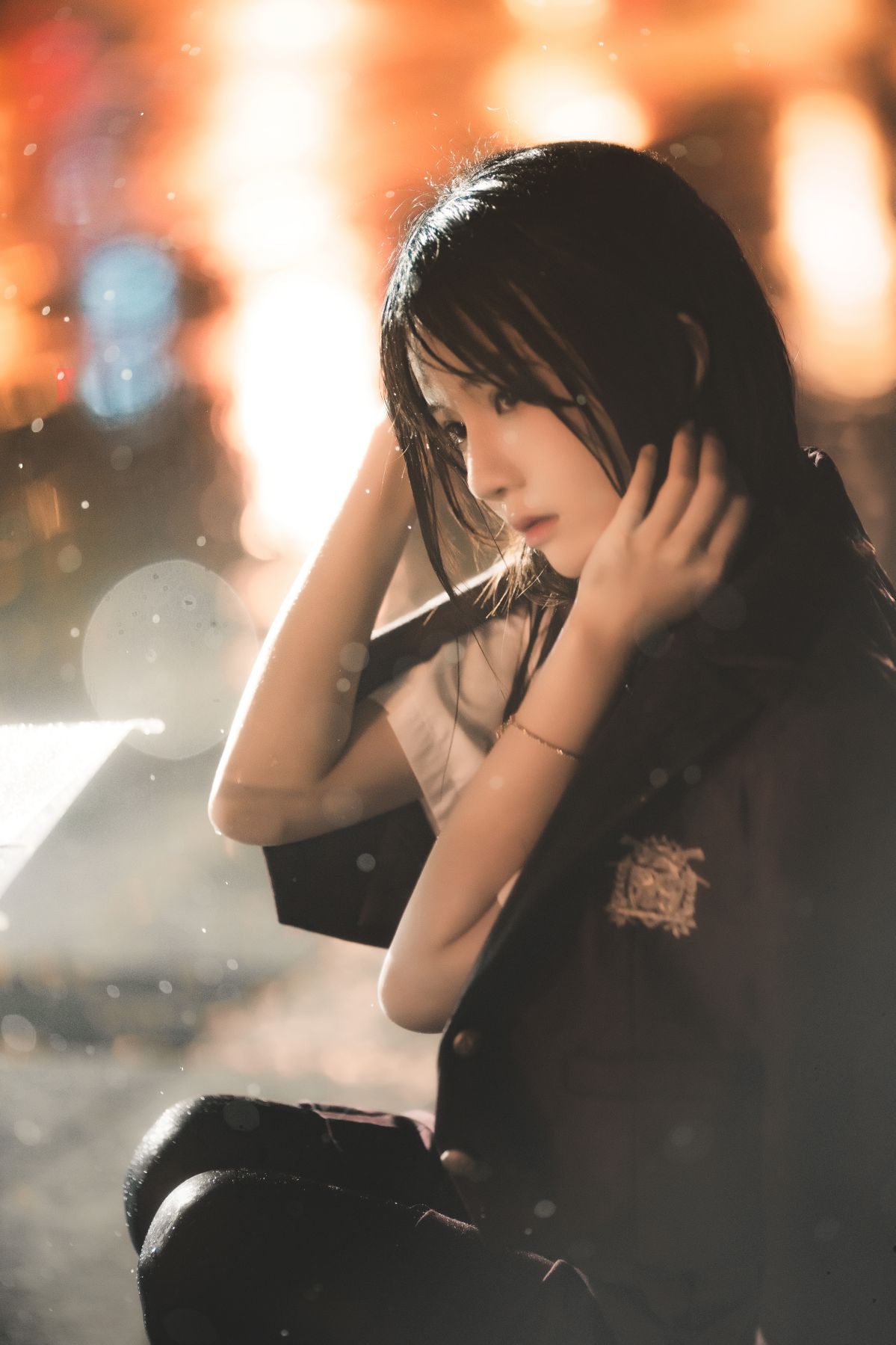 桜桃喵-雨下插图9