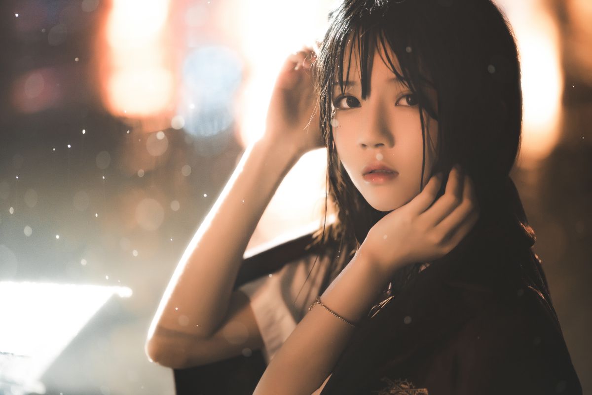 桜桃喵-雨下插图