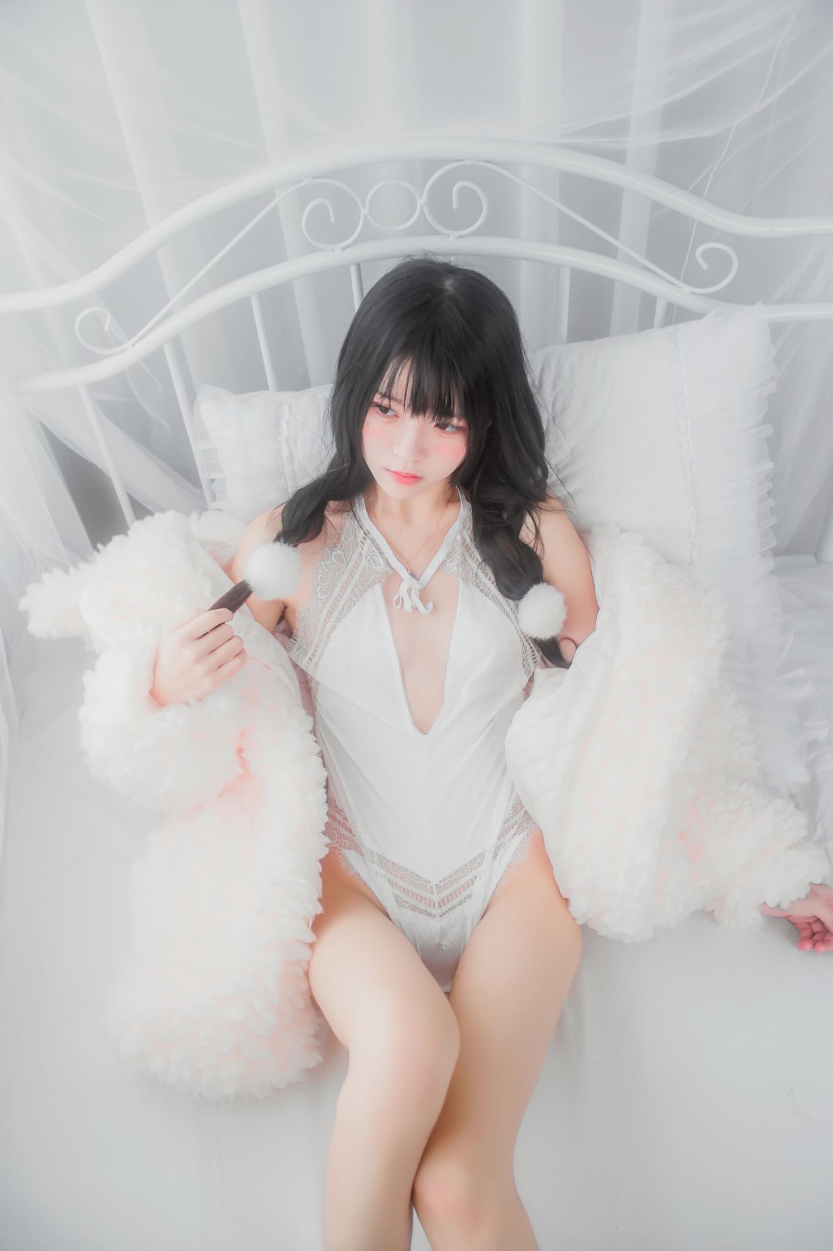桜桃喵-纯白私房插图4