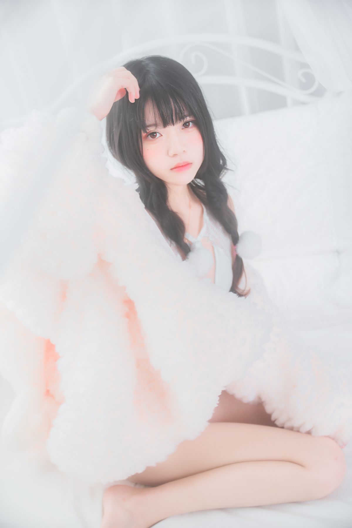 桜桃喵-纯白私房插图1