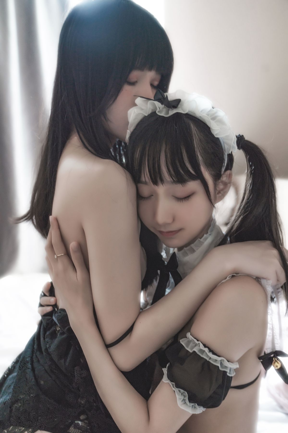 桜桃喵-黑裙妹抖&木绵绵插图7